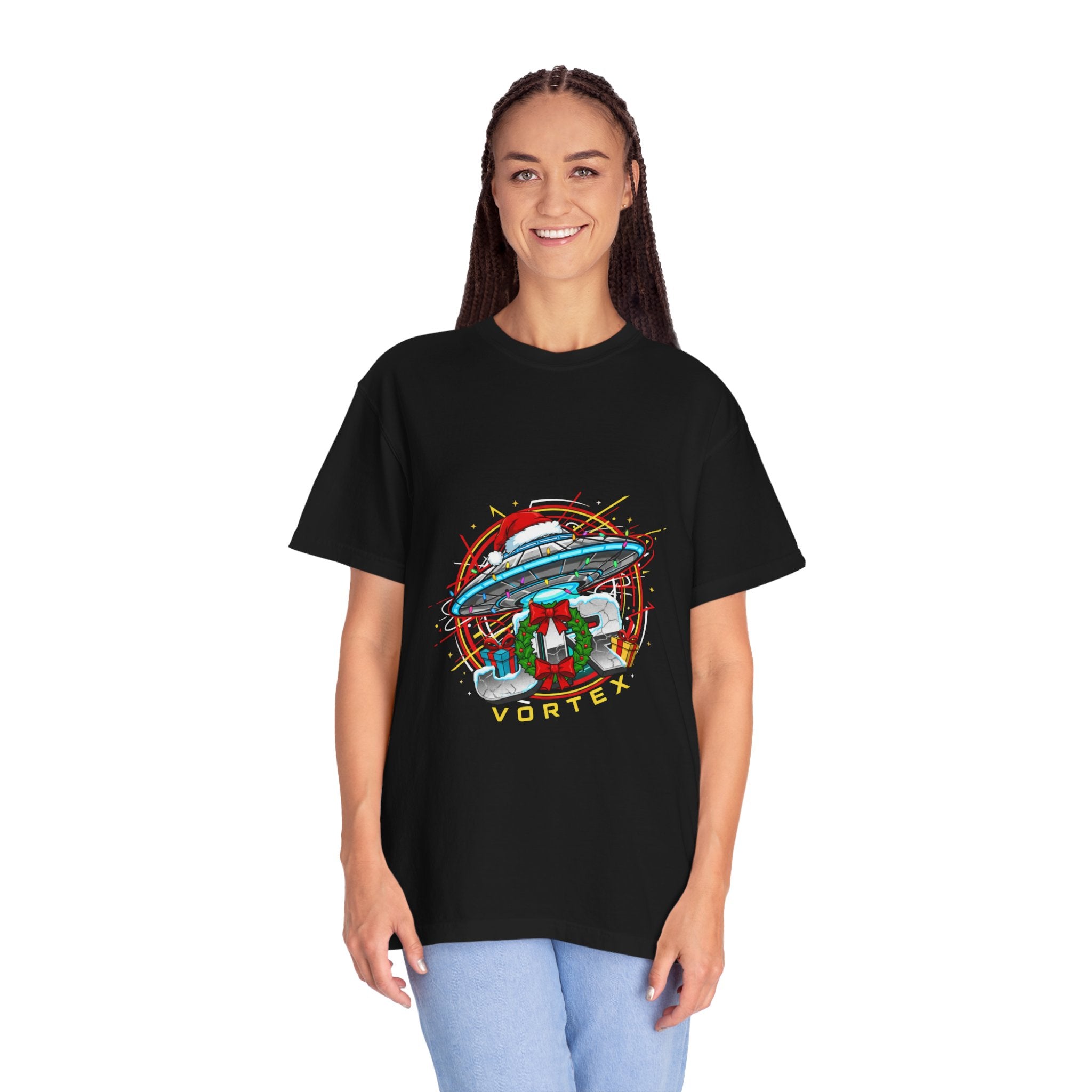 UFO Vacation Tee — Retro Alien Abduction Graphic T-Shirt