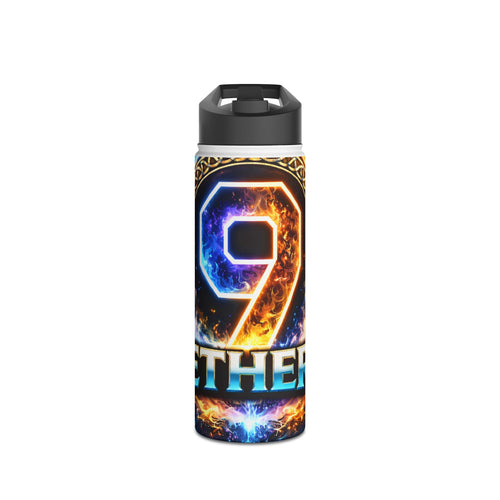 9 Ether Cosmic Energy Water Bottle 🌀, Standard Lid