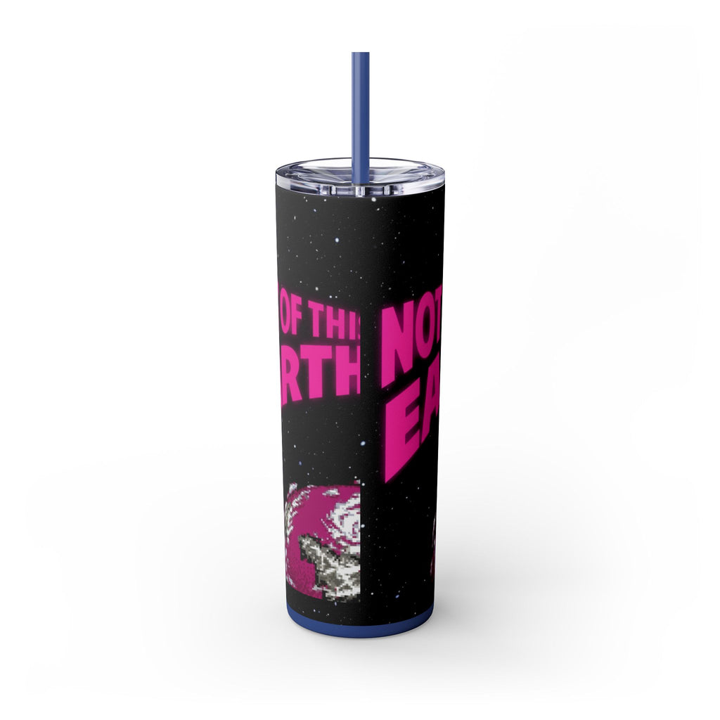 Skinny Tumbler — 'Not of This Earth' Retro Space 20oz Stainless Straw Cup