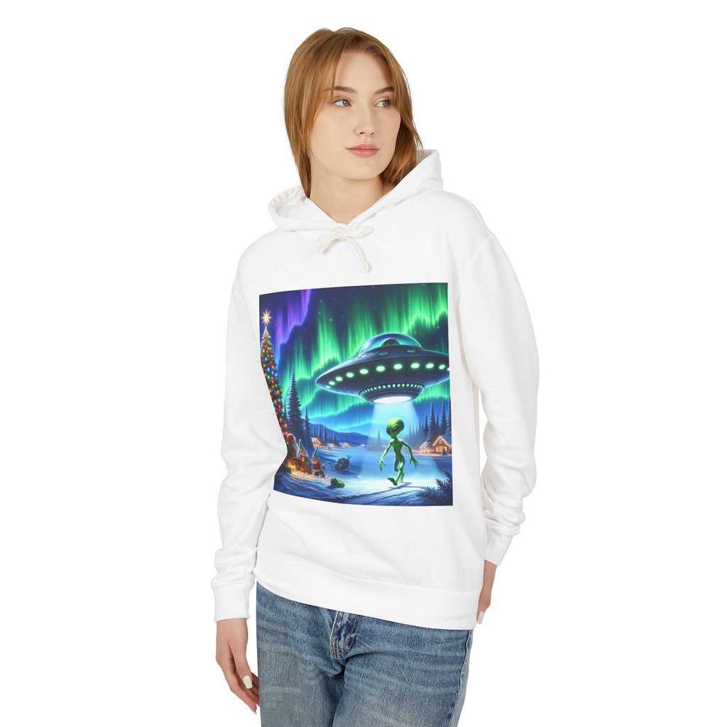 Alien Christmas Lightweight Hoodie🎁🎁🎄