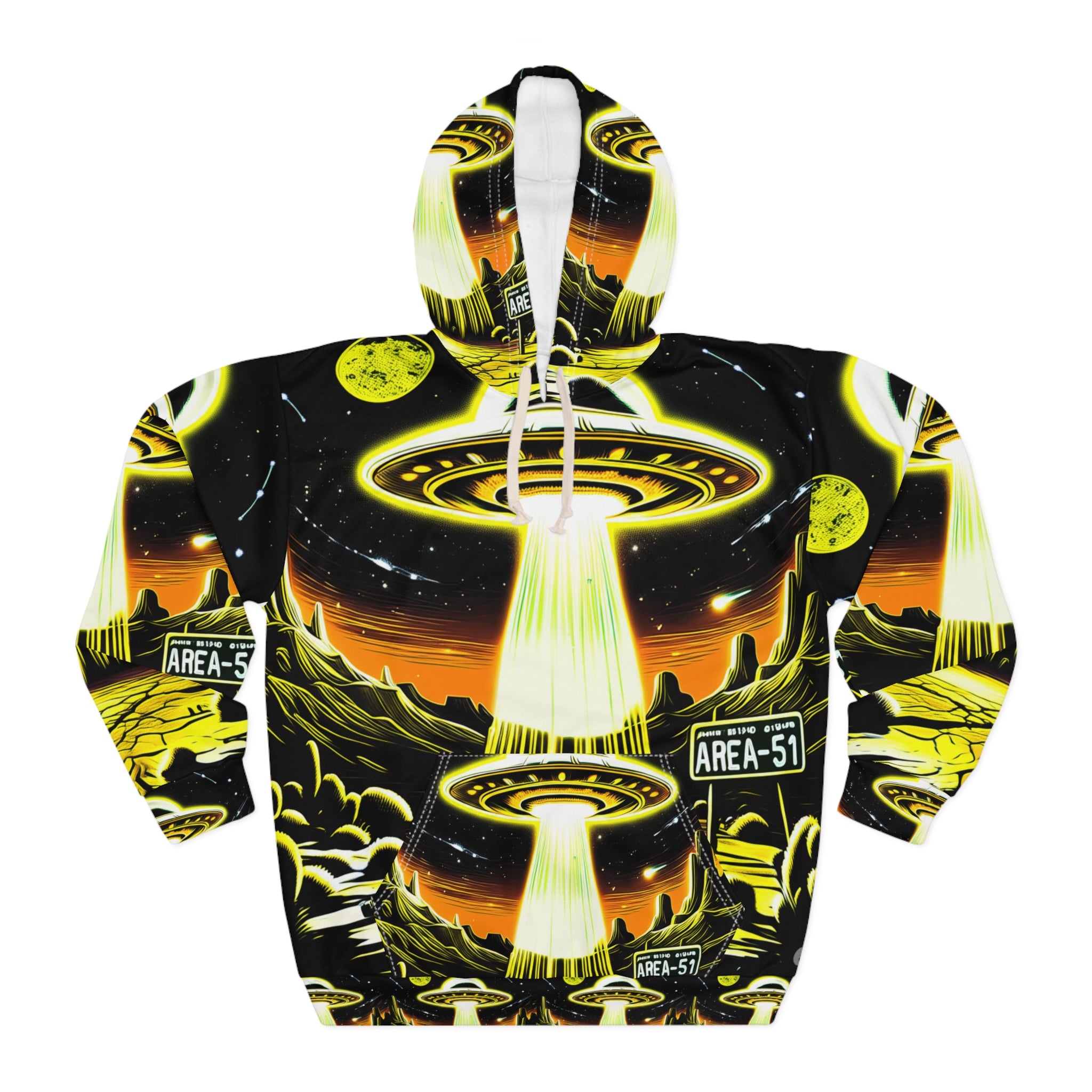 Area 51 UFO Hoodie — Alien Abduction Pullover
