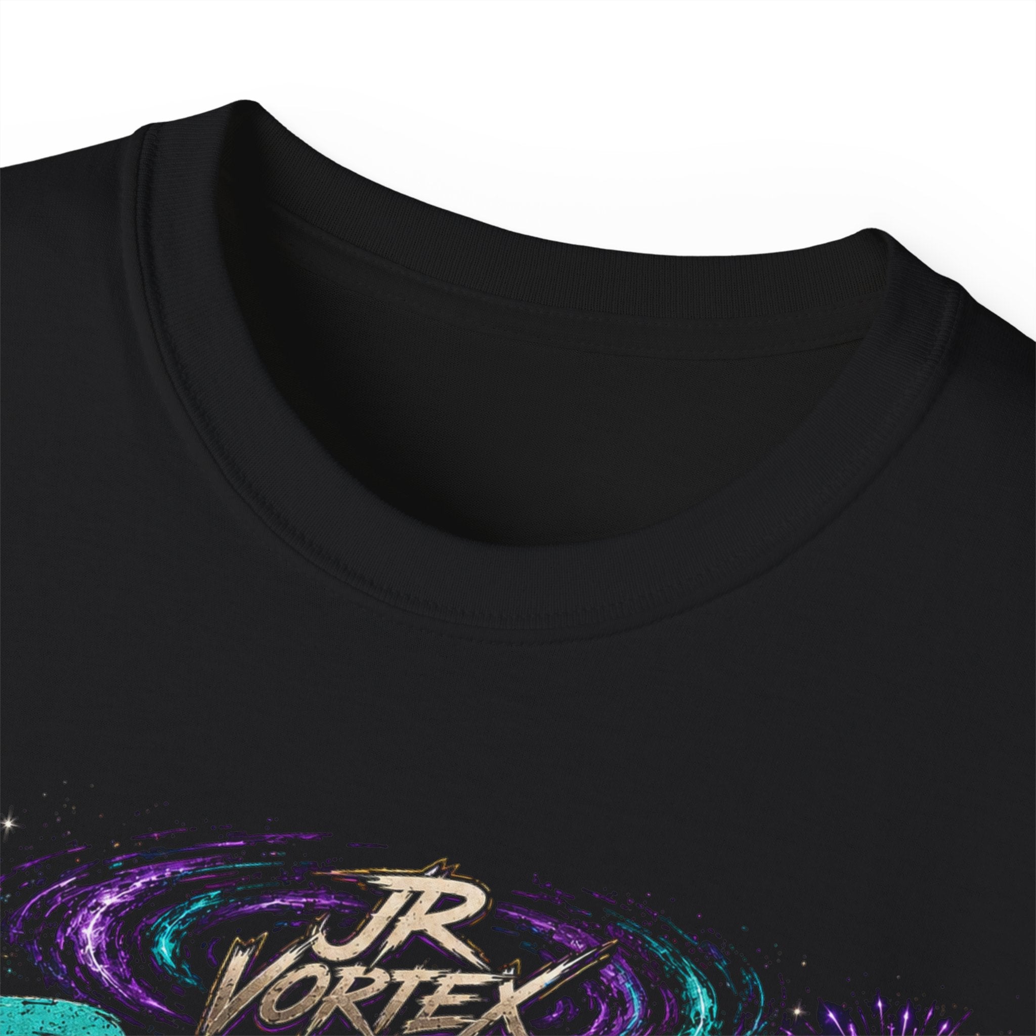 Route 66 Cosmic Highway Tee – JR Vortex UFO Neon Graphic T-Shirt
