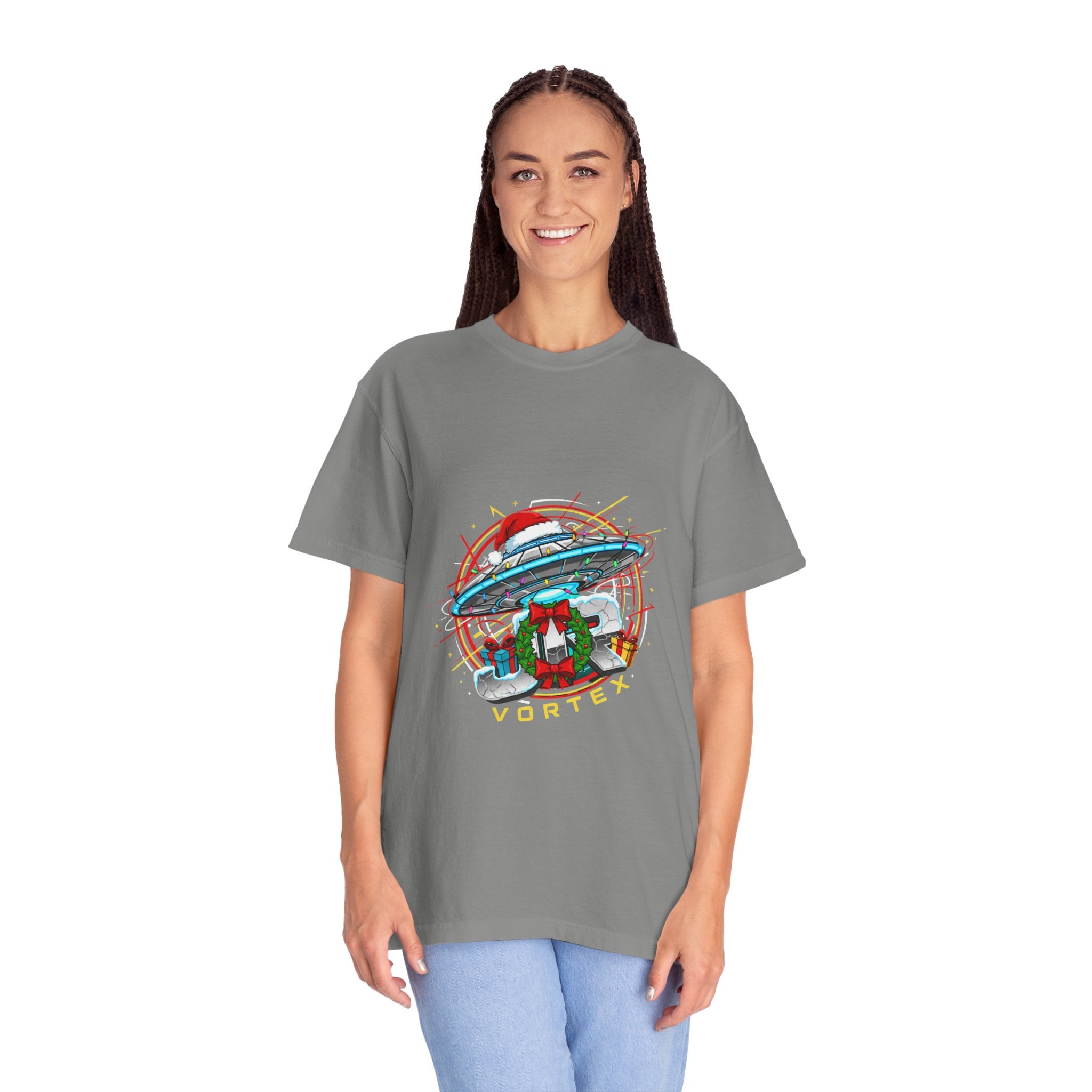 UFO Vacation Tee — Retro Alien Abduction Graphic T-Shirt