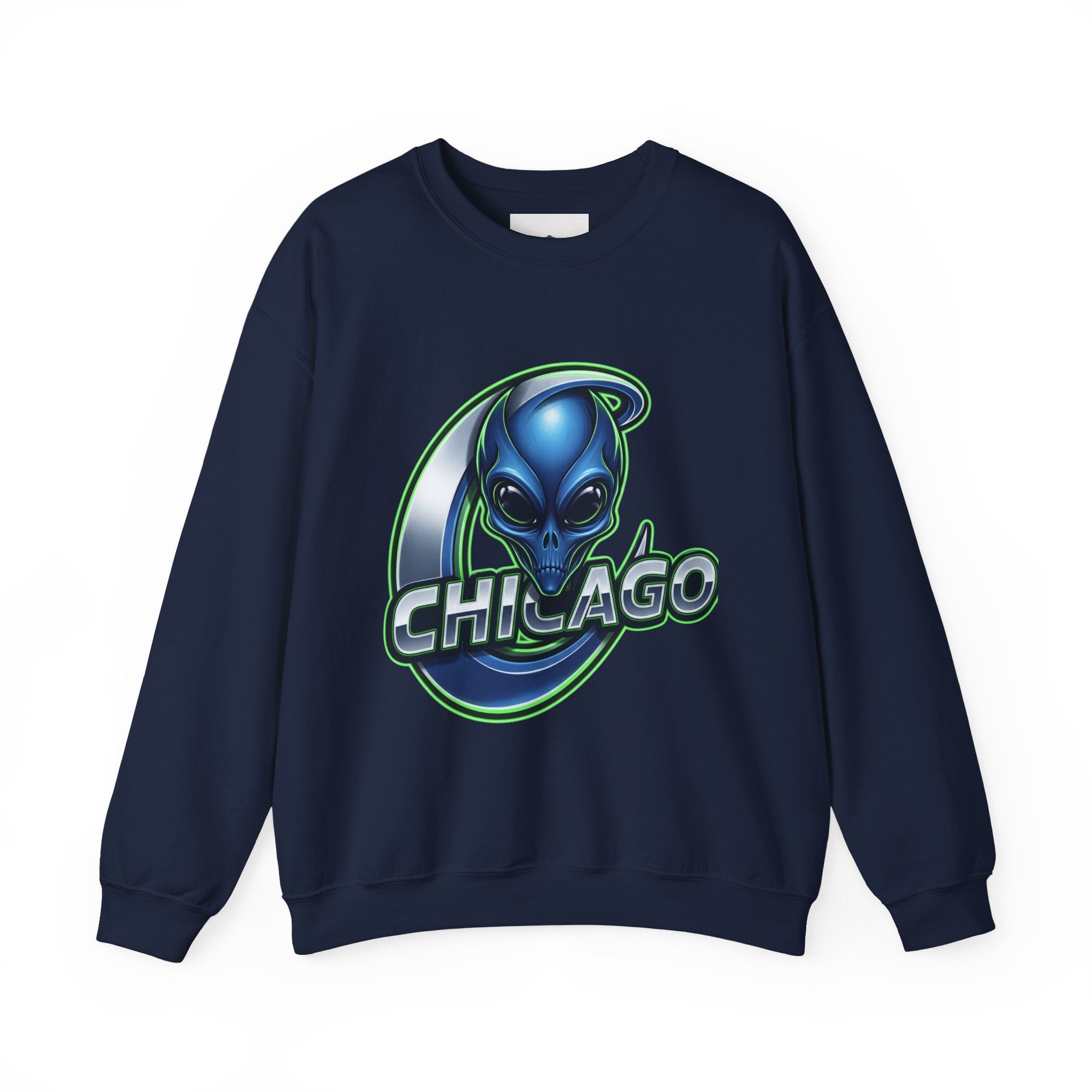 Chicago Alien Sweatshirt — Alien Graphic Crewneck