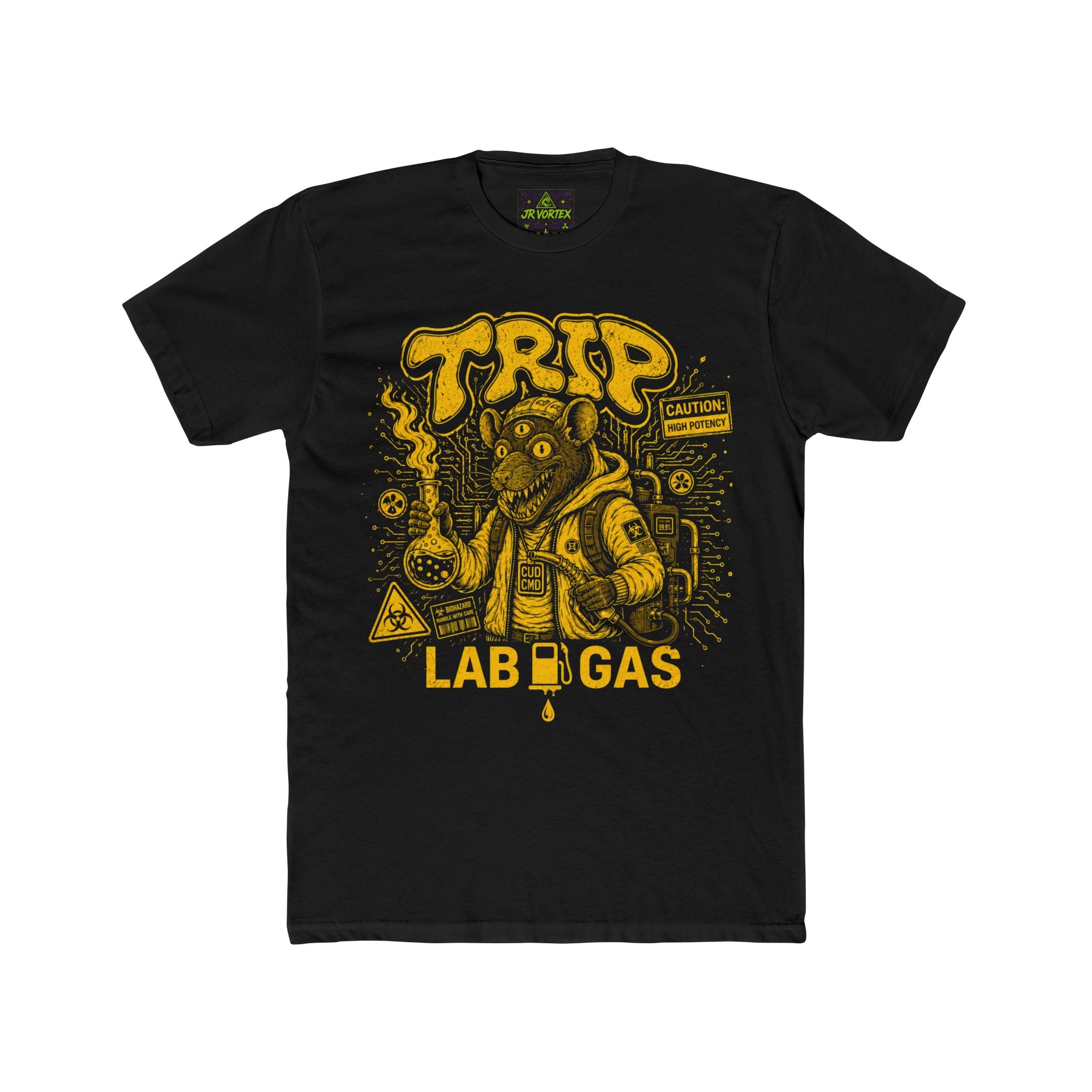 Trip Lab Gas Tee — Psychedelic Rat Scientist Graphic T-Shirt