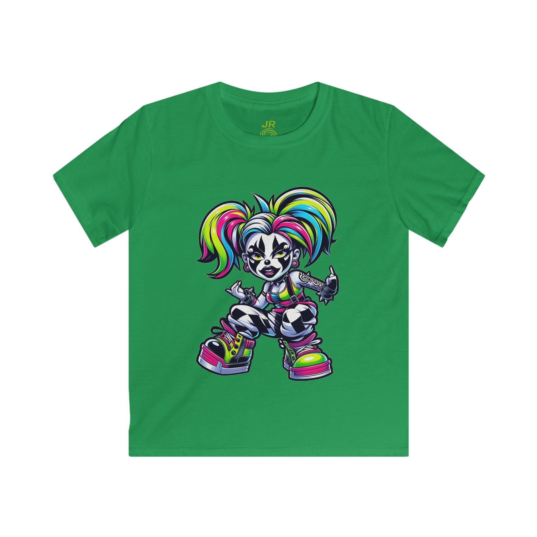 Colorful Kids Graphic Tee, Youth T-Shirt, Funky Tees for Kids, Unique Gift for Birthdays, Carnival or Halloween