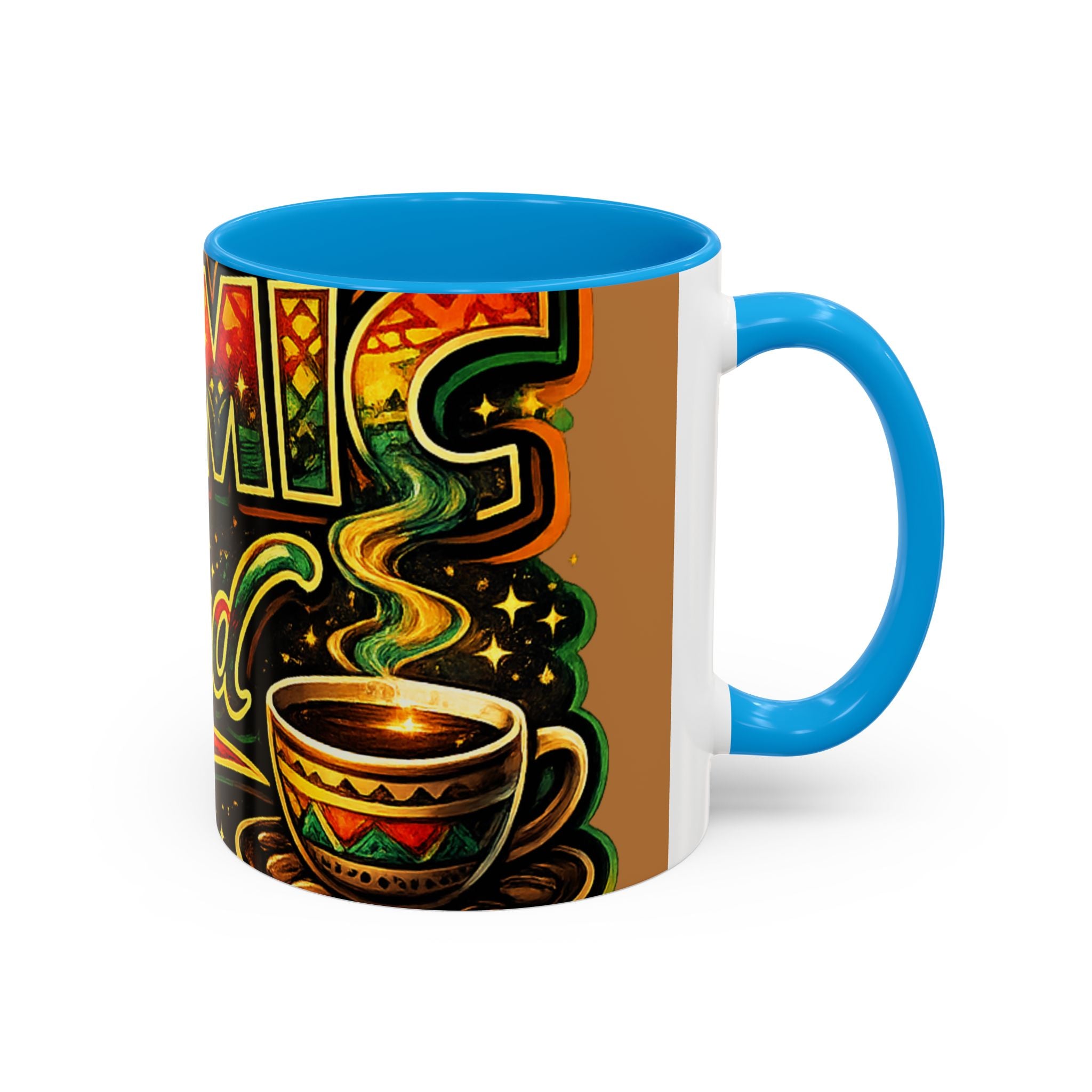 Cosmic Grind Coffee Mug — Colorful 11oz/15oz Ceramic Cup Printify