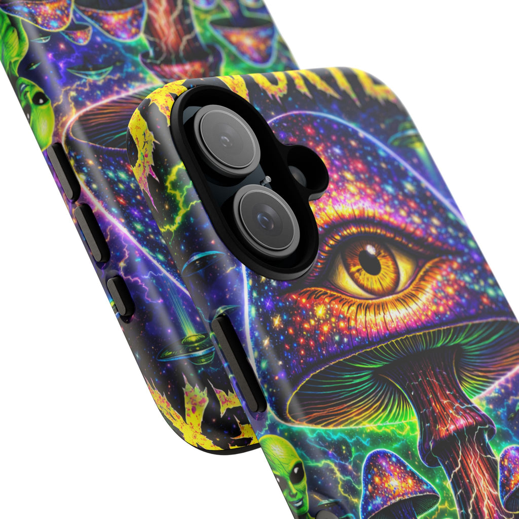 Psychedelic Mushroom Eye Phone Case – VORTEX Cosmic Frequency Printify