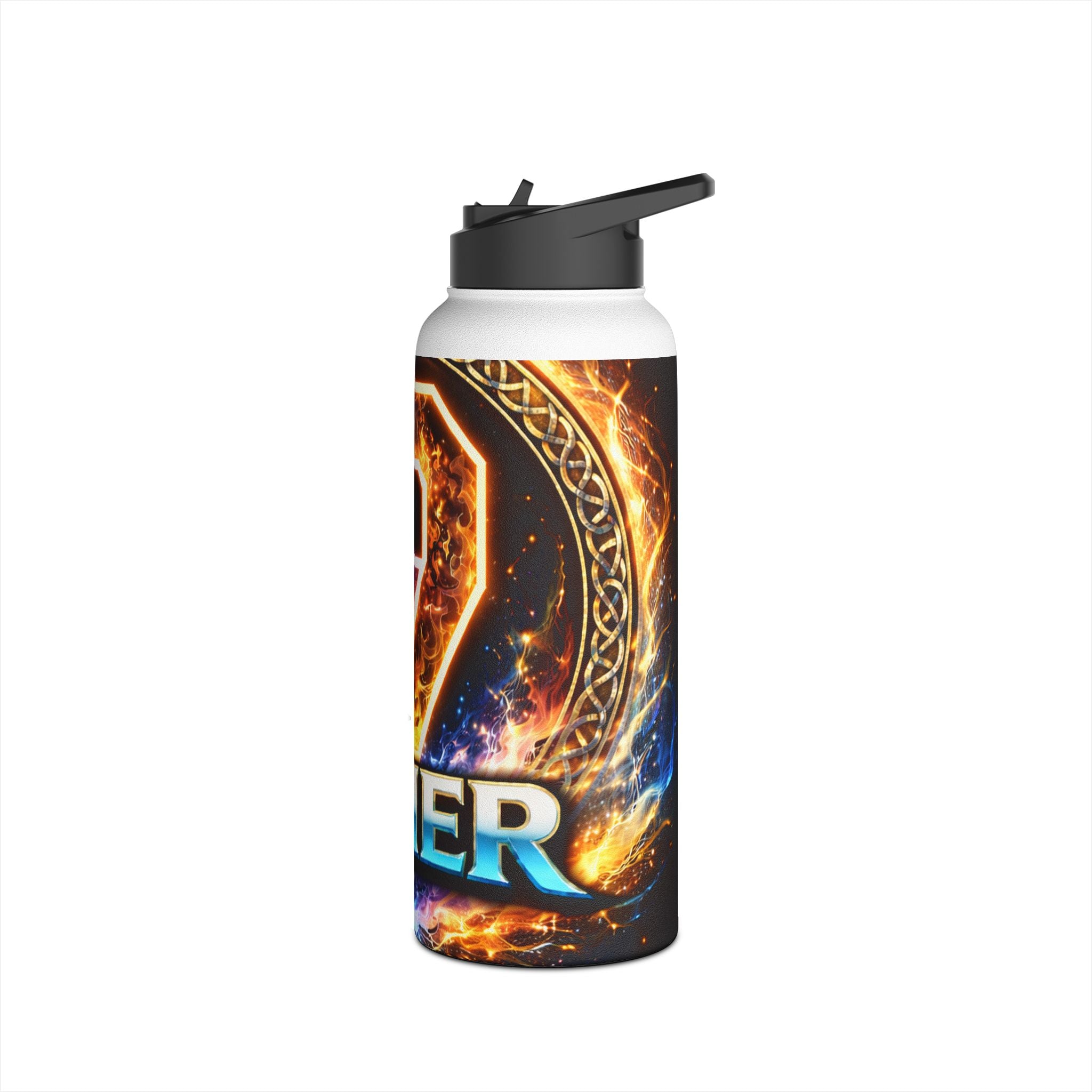 9 Ether Cosmic Energy Water Bottle 🌀, Standard Lid