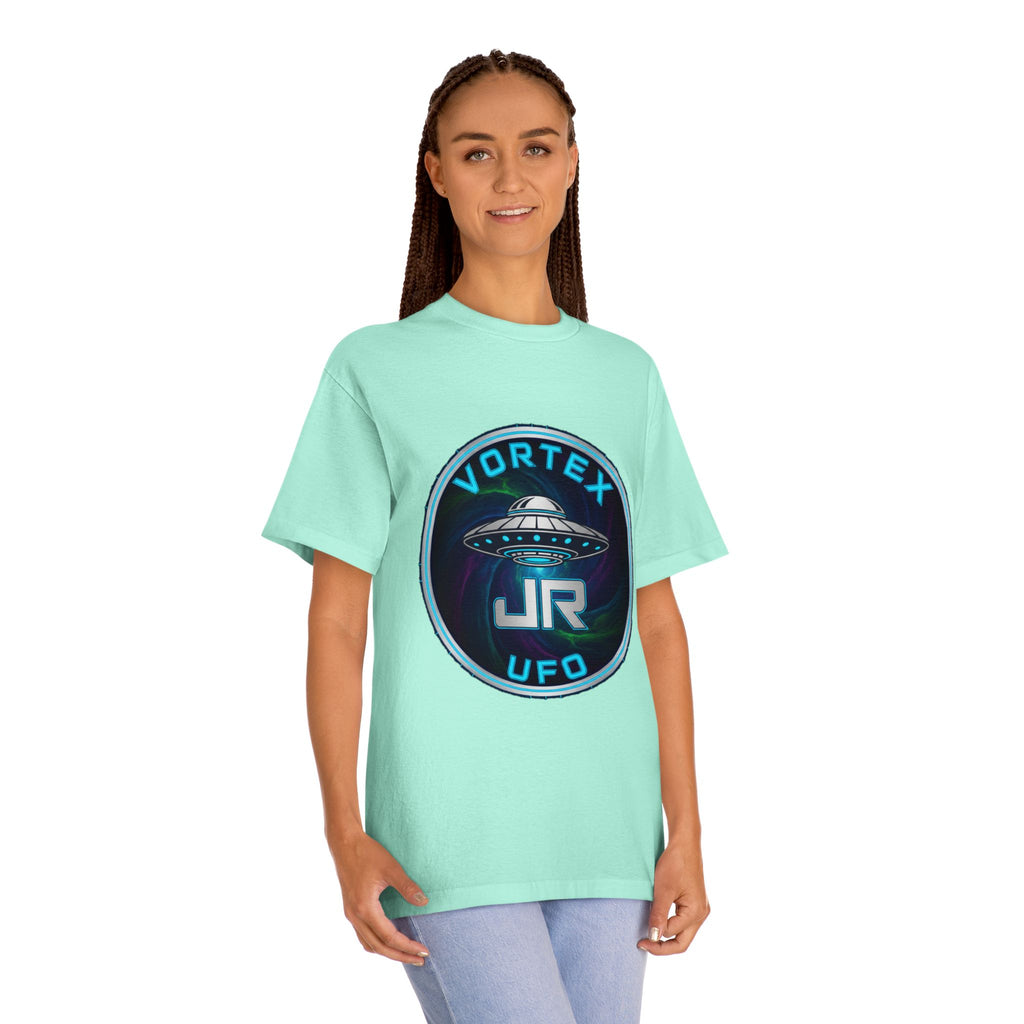 UFO Vortex JR Tee — Retro Sci‑Fi Alien Saucer Shirt Printify