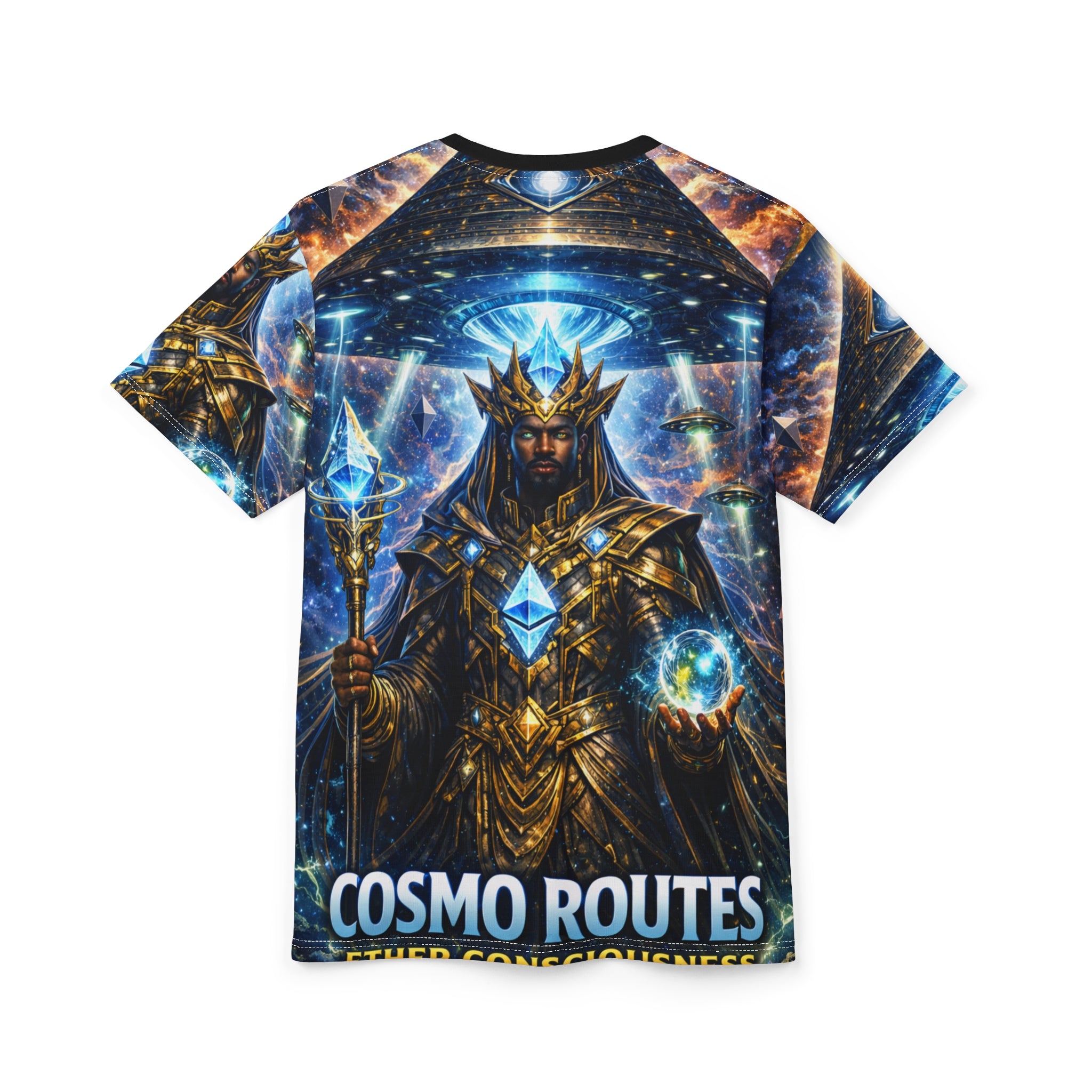 Cosmic King “Cosmo Routes” All-Over Print Tee ✅️✅️✅️ Printify