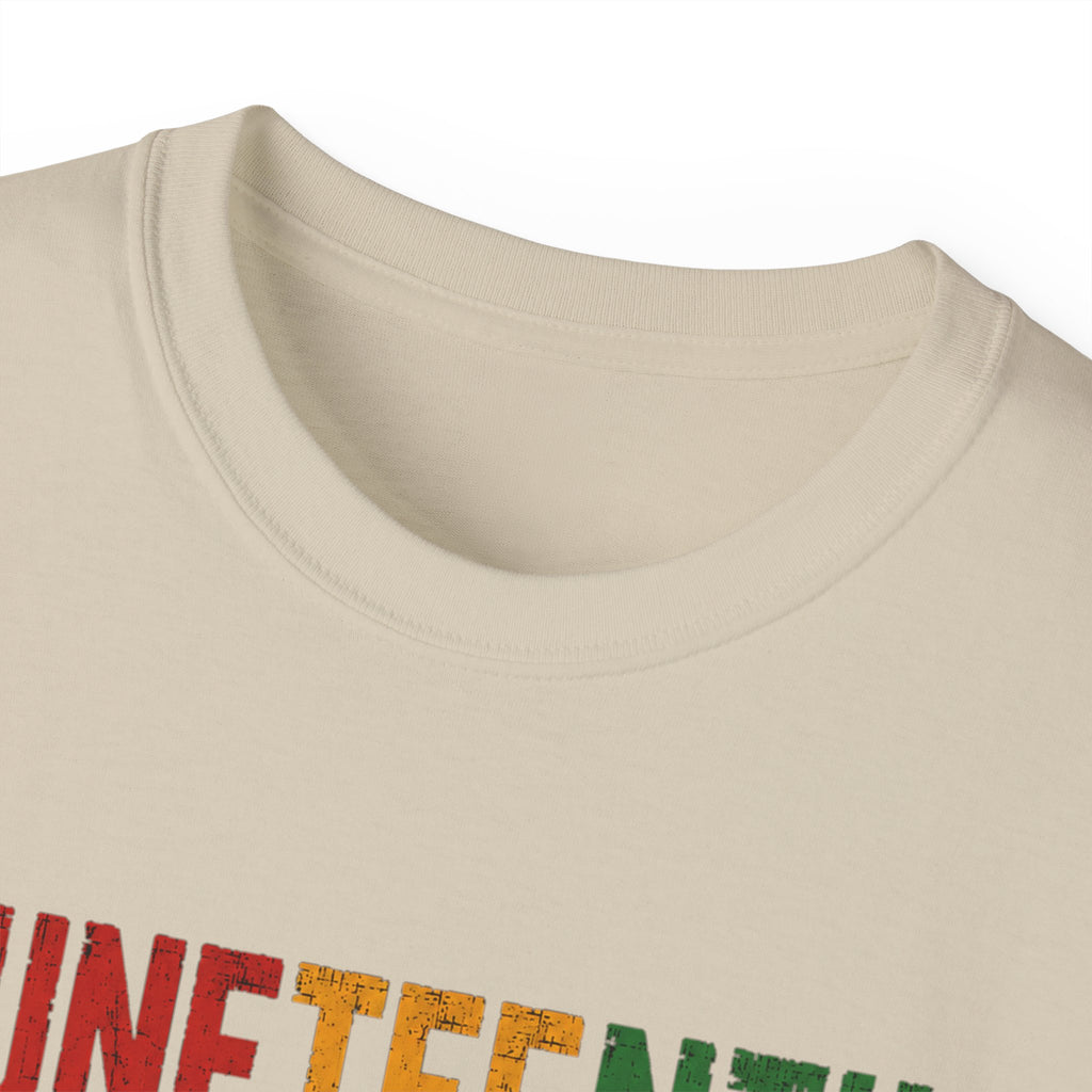 Juneteenth 1865 Freedom Fist T‑Shirt — African Pride Celebration Tee