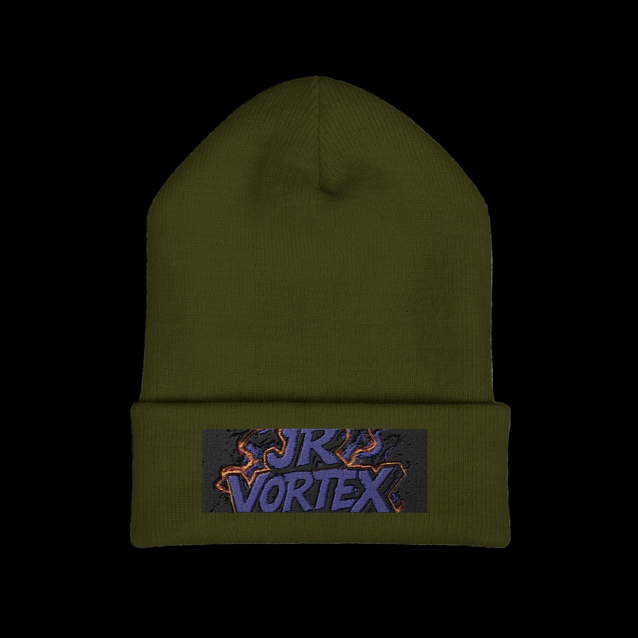 Beanie Hat Embroidered with JR Vortex Design✨️