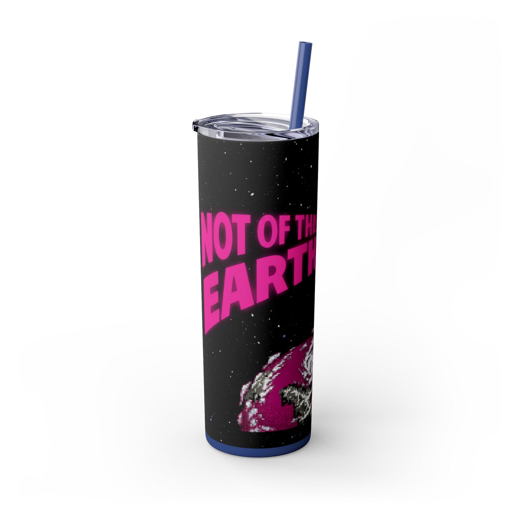 Skinny Tumbler — 'Not of This Earth' Retro Space 20oz Stainless Straw Cup