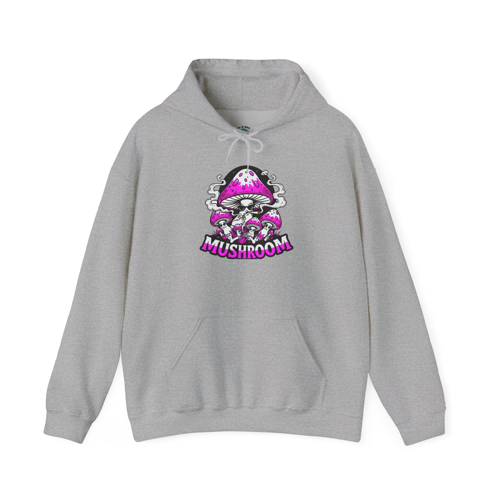 Mushroom Graphic Hoodie — Cozy Fungi Nature Sweatshirt