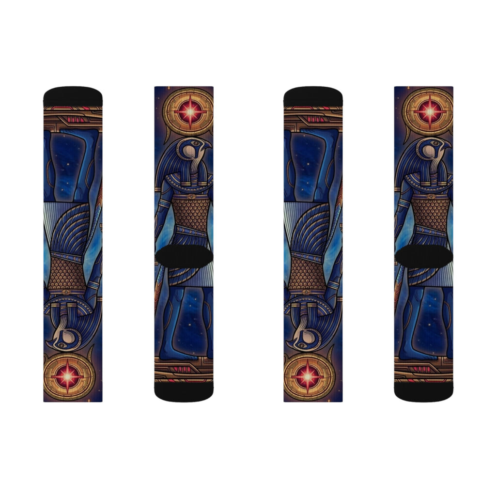 Ancient Frequency Socks – Blue Pharaoh