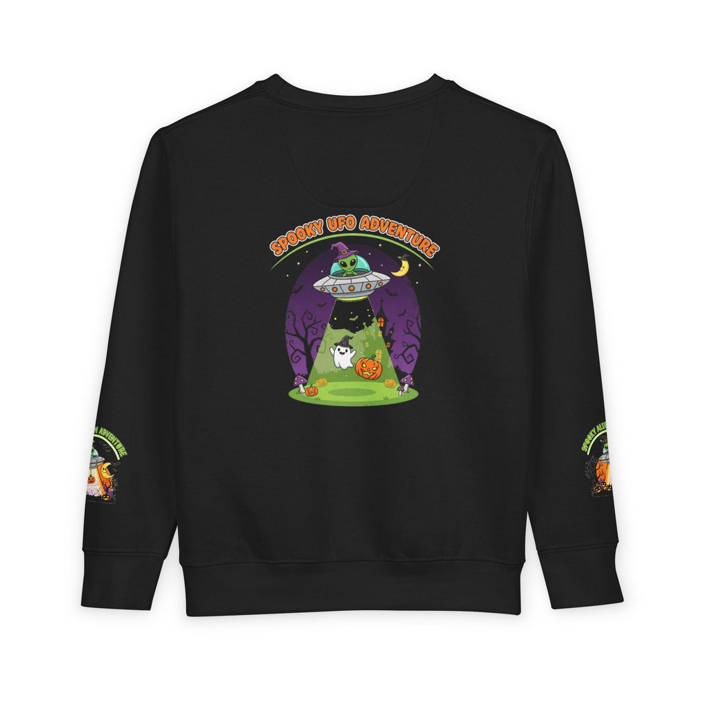 Spooky Alien Adventure Toddler Sweatshirt | Halloween Costume, Kids' Sweatshirt, Fun Apparel, Trick or Treat, Toddler Outfit