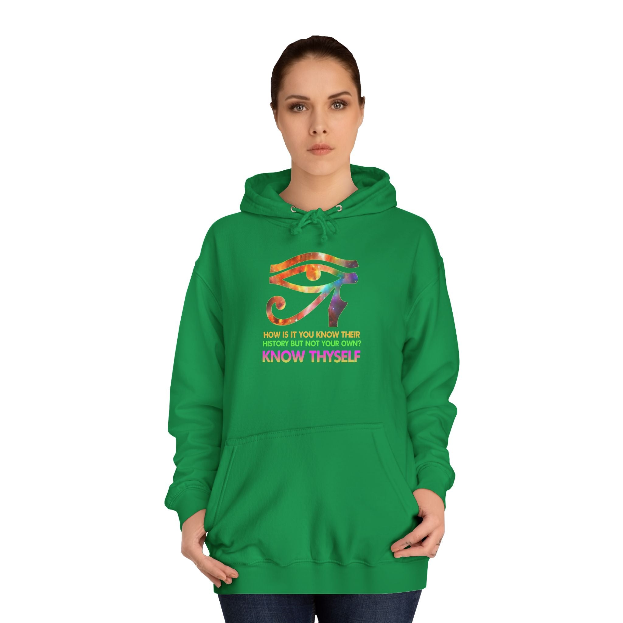 Know Thyself Hoodie — Inspirational College Sweatshirt