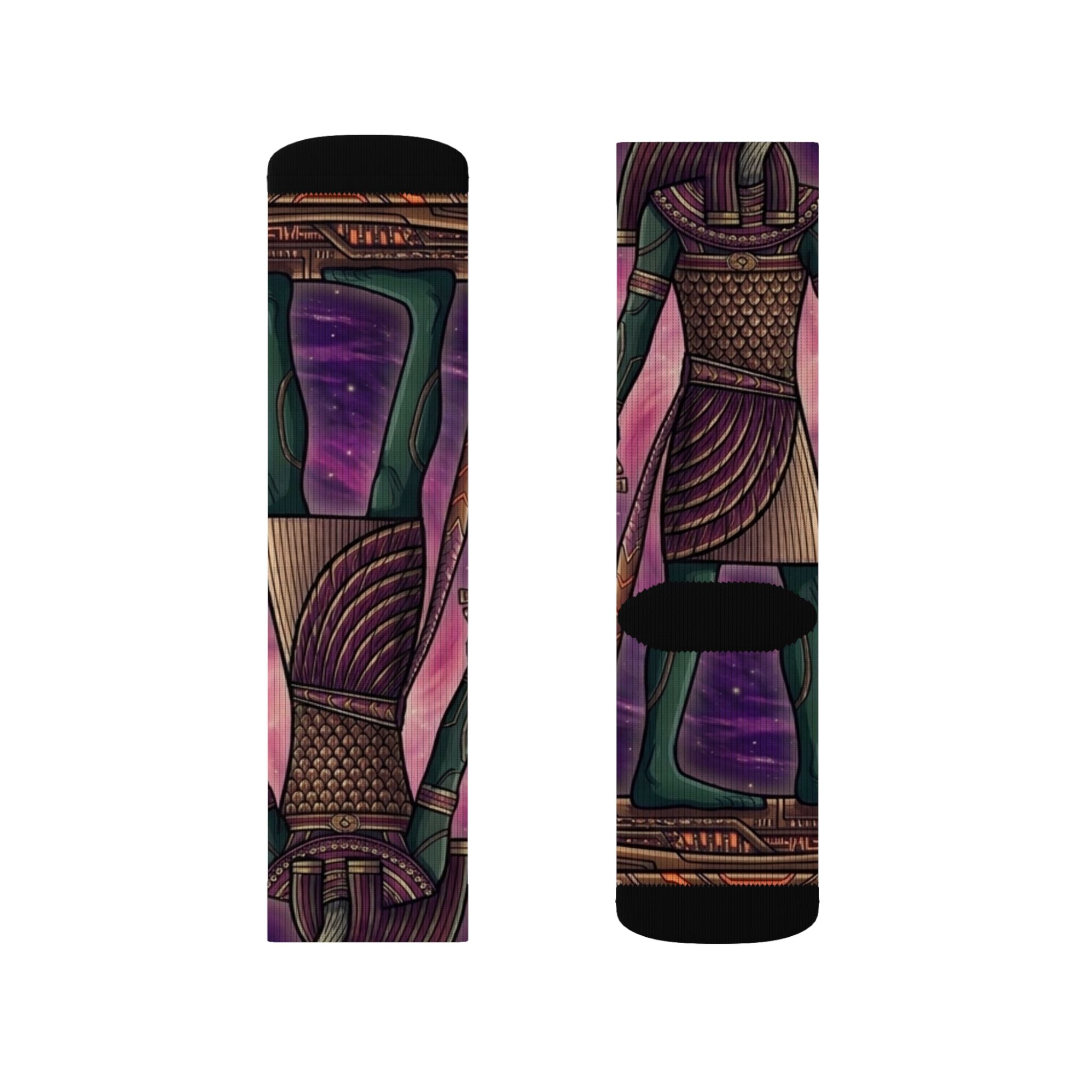 Ancient Frequency Socks-Mystic Purple