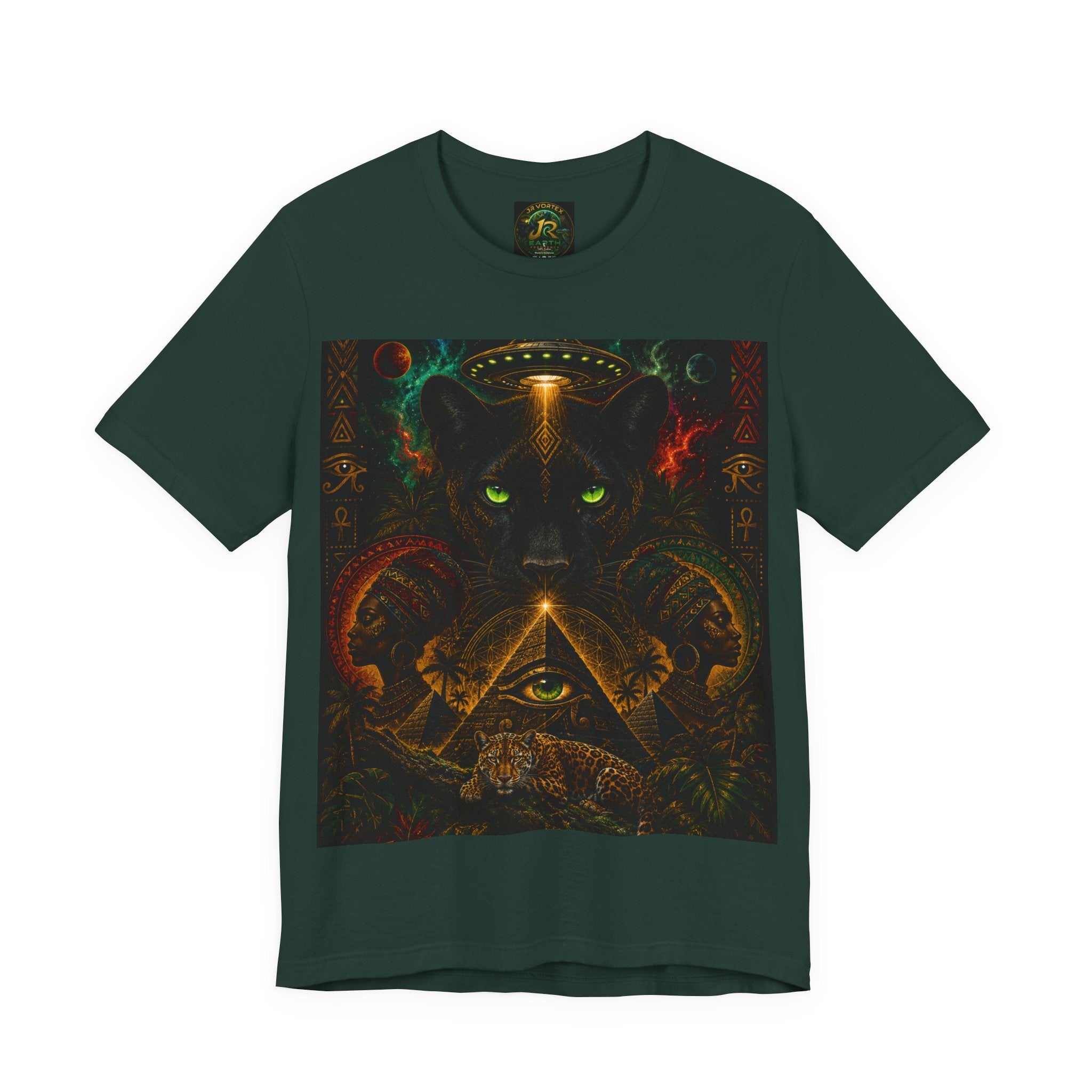 Black Panther Cosmic Guardian Tee — Earth Frequency Collection