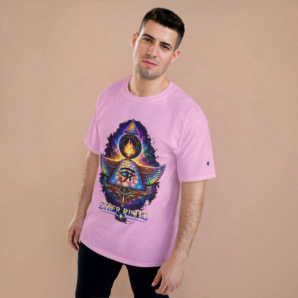 Ether Rising T-Shirt — Mystic All-Seeing Eye Graphic Tee Printify