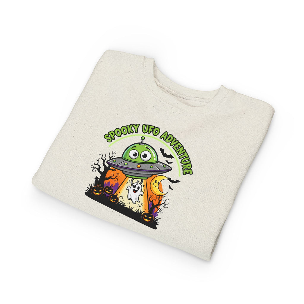 Spooky Alien Adventure Toddler Sweatshirt | Halloween Costume, Kids' Sweatshirt, Fun Apparel, Trick or Treat, Toddler Outfit
