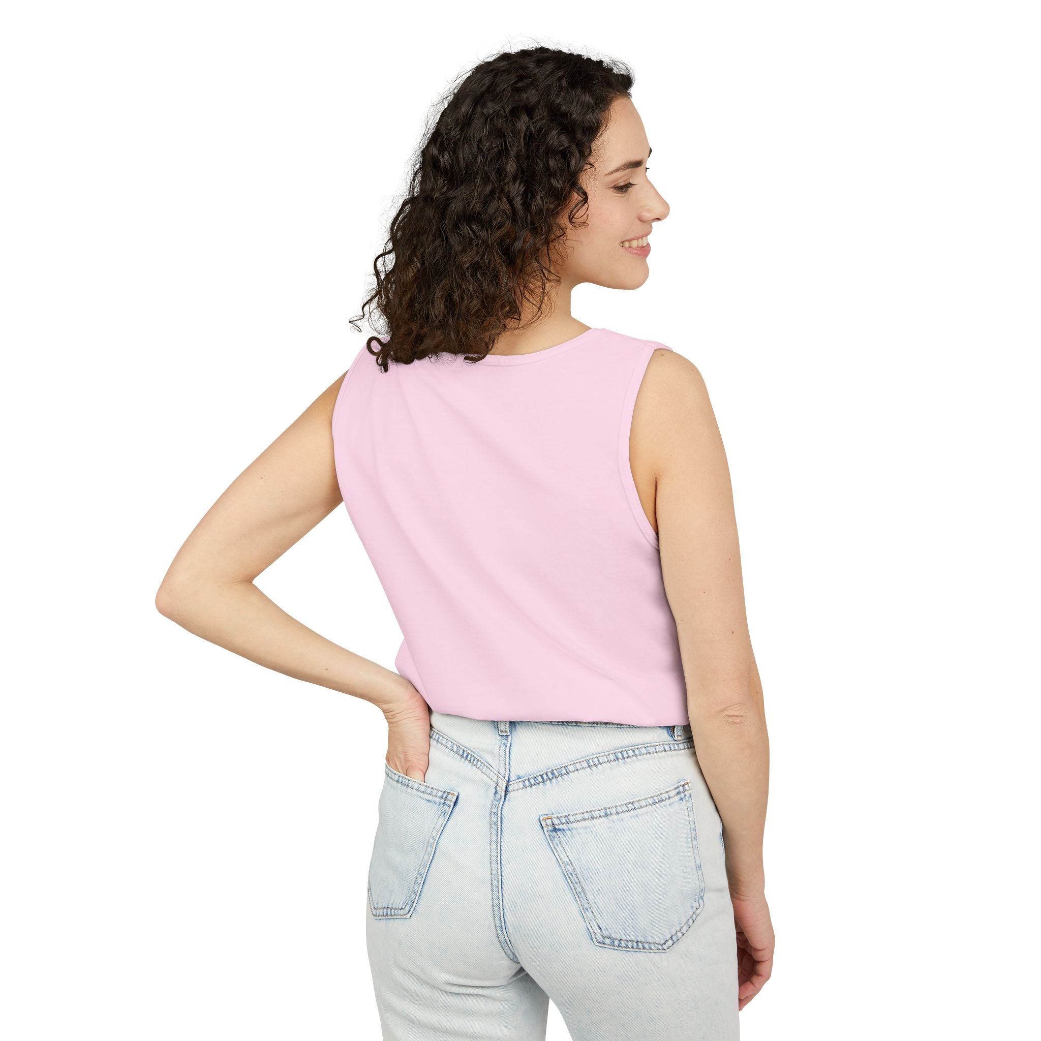Vibrant Butterfly Design Unisex Tank Top | Colorful Summer Sleeveless Shirt, Gift for Nature Lovers, Festival Wear, Eco-Friendly Fashion Printify