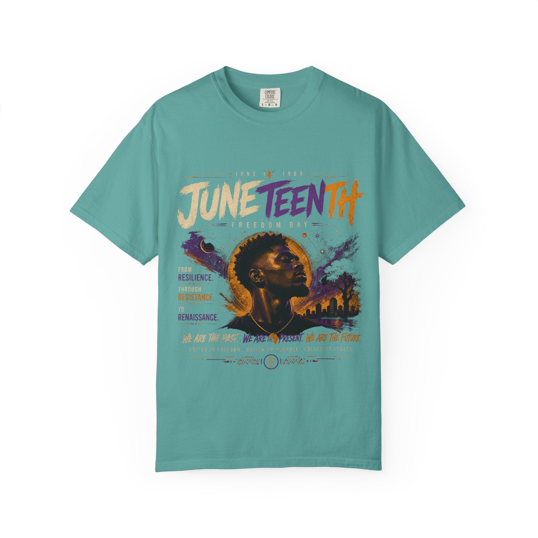 Juneteenth Freedom Day Tee – Resilience • Remembrance • Rising