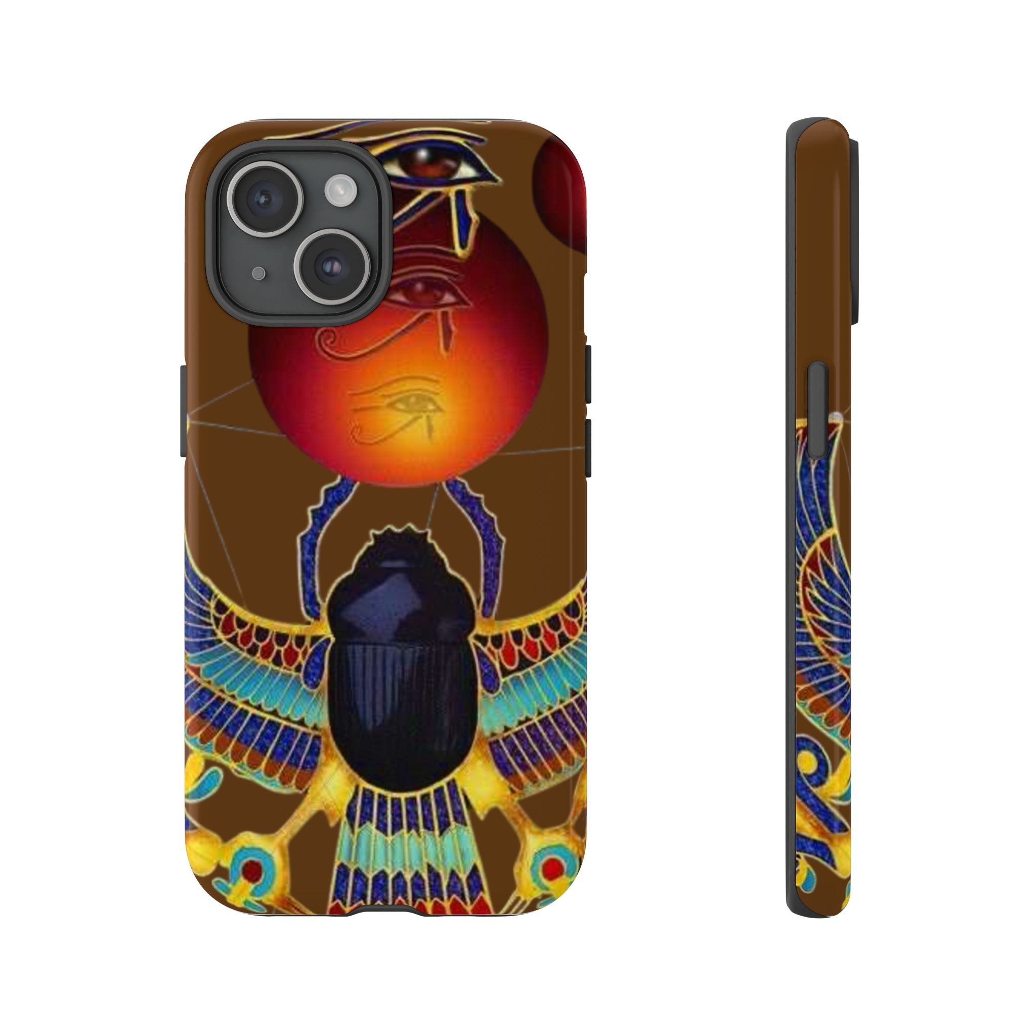 Egyptian Scarab Phone Case | Tough Cases for Unique Style, Protective Cases, Artistic Phone Covers, Gifts for Art Lovers