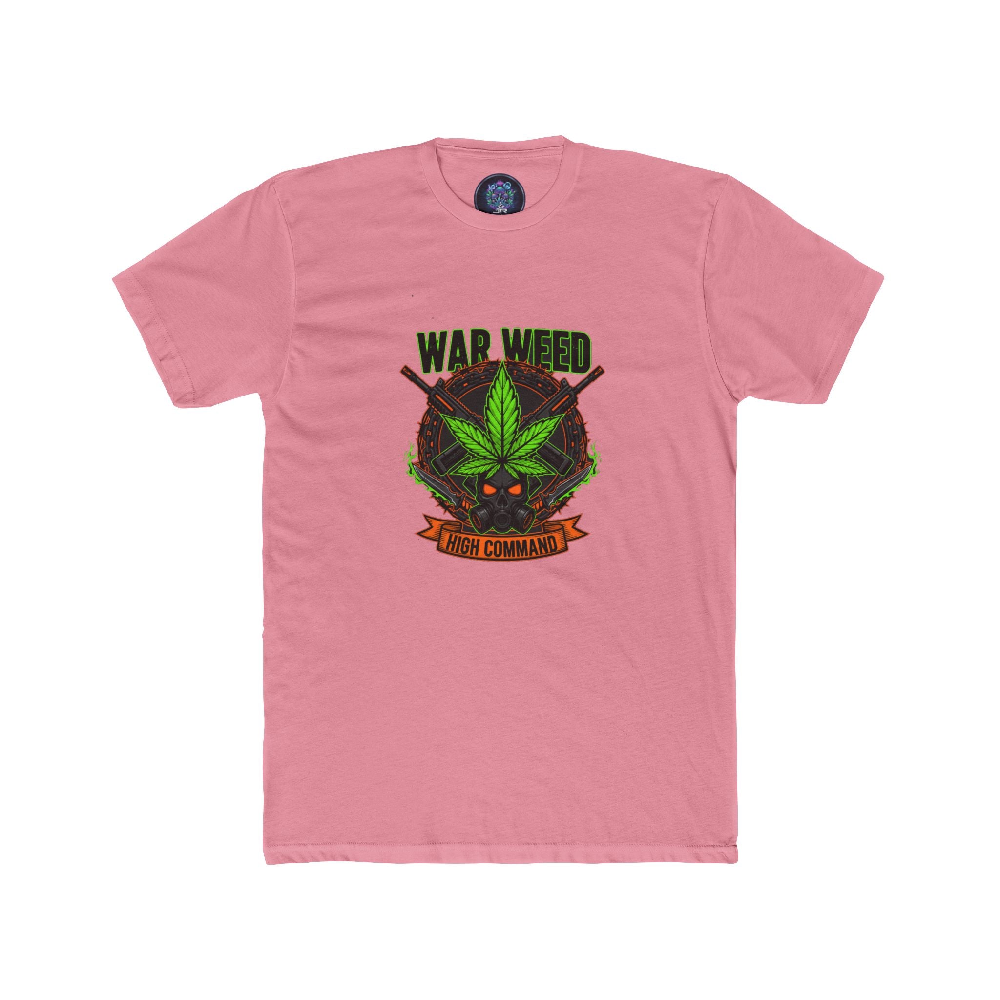 War Weed Unisex Cotton Crew Tee | Cannabis T-Shirt, Funny Shirt, Gift for Stoners, Weed Lovers Tee, 420 Apparel
