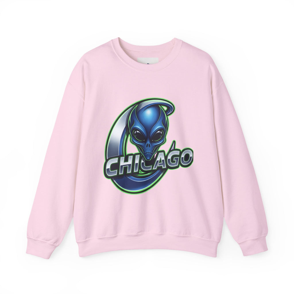 Chicago Alien Sweatshirt — Alien Graphic Crewneck