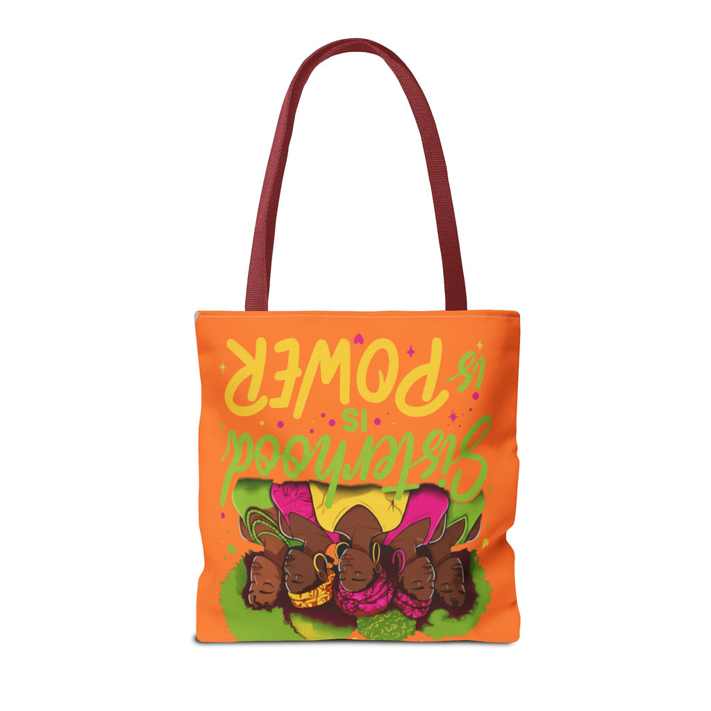Sisterhood is Power — Tote Bag (AOP) — Orange
