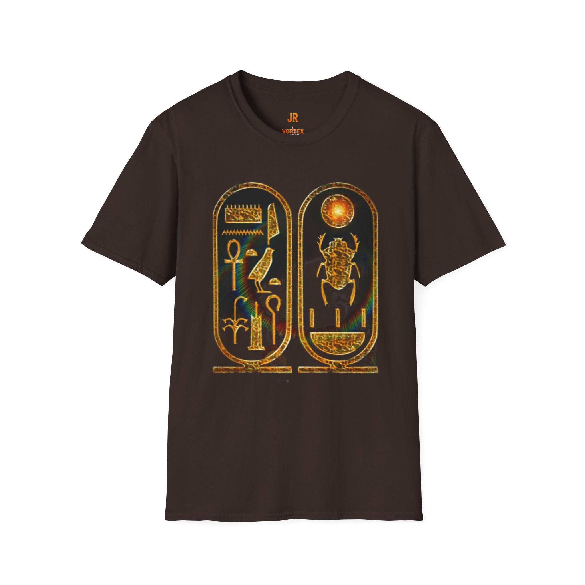 Vintage Egyptian Art Unisex Softstyle T-Shirt - Retro Graphic Tee, Unisex Casual Wear, Unique Gift for History Lovers, Summer Essential Printify