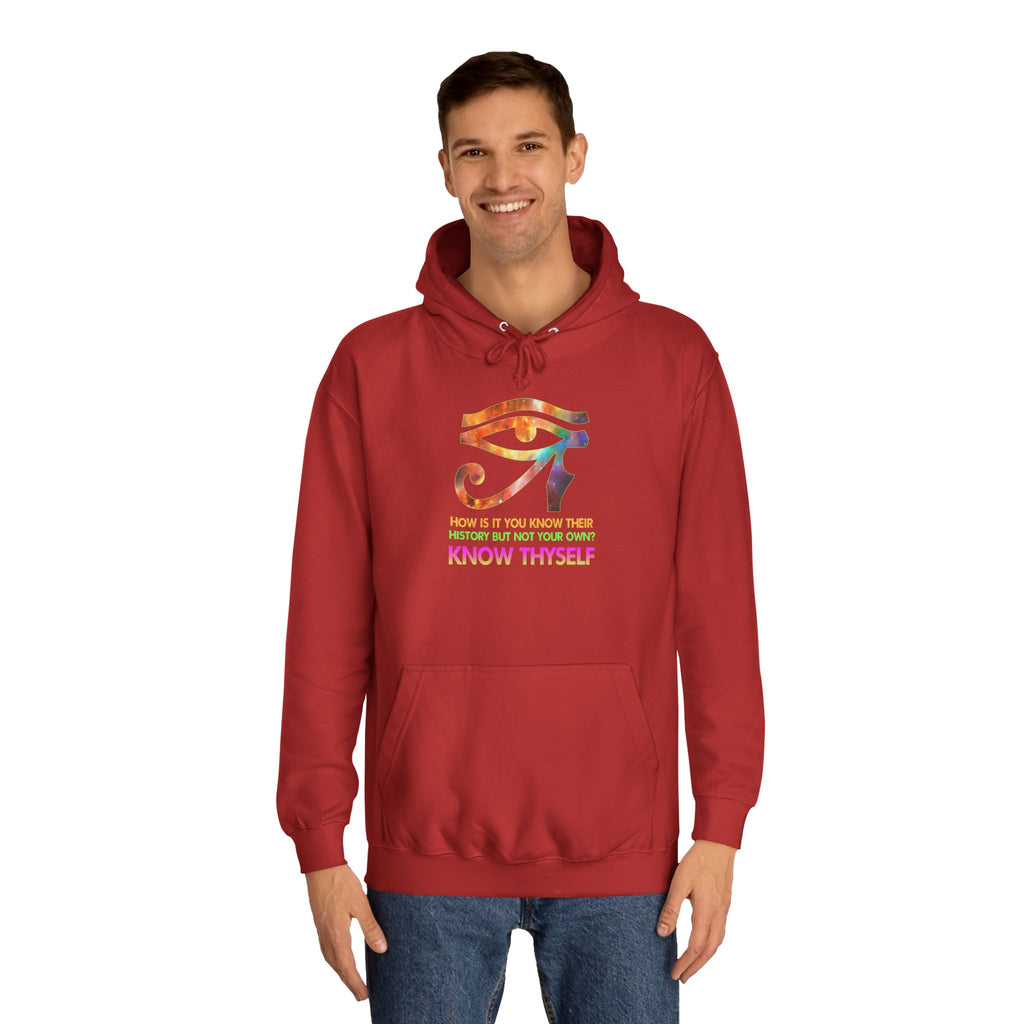 Know Thyself Hoodie — Inspirational College Sweatshirt