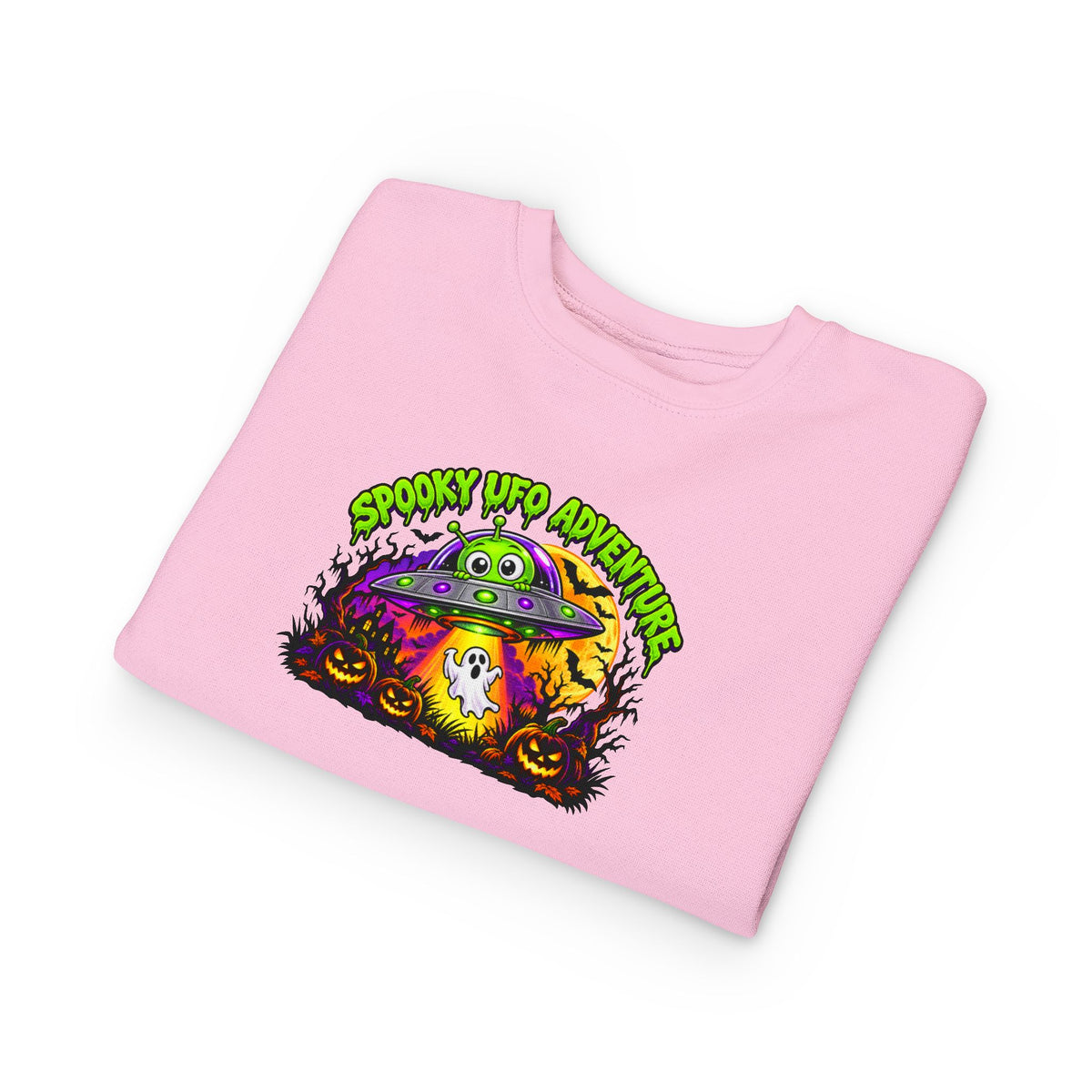Spooky UFO Adventure Toddler Sweatshirt