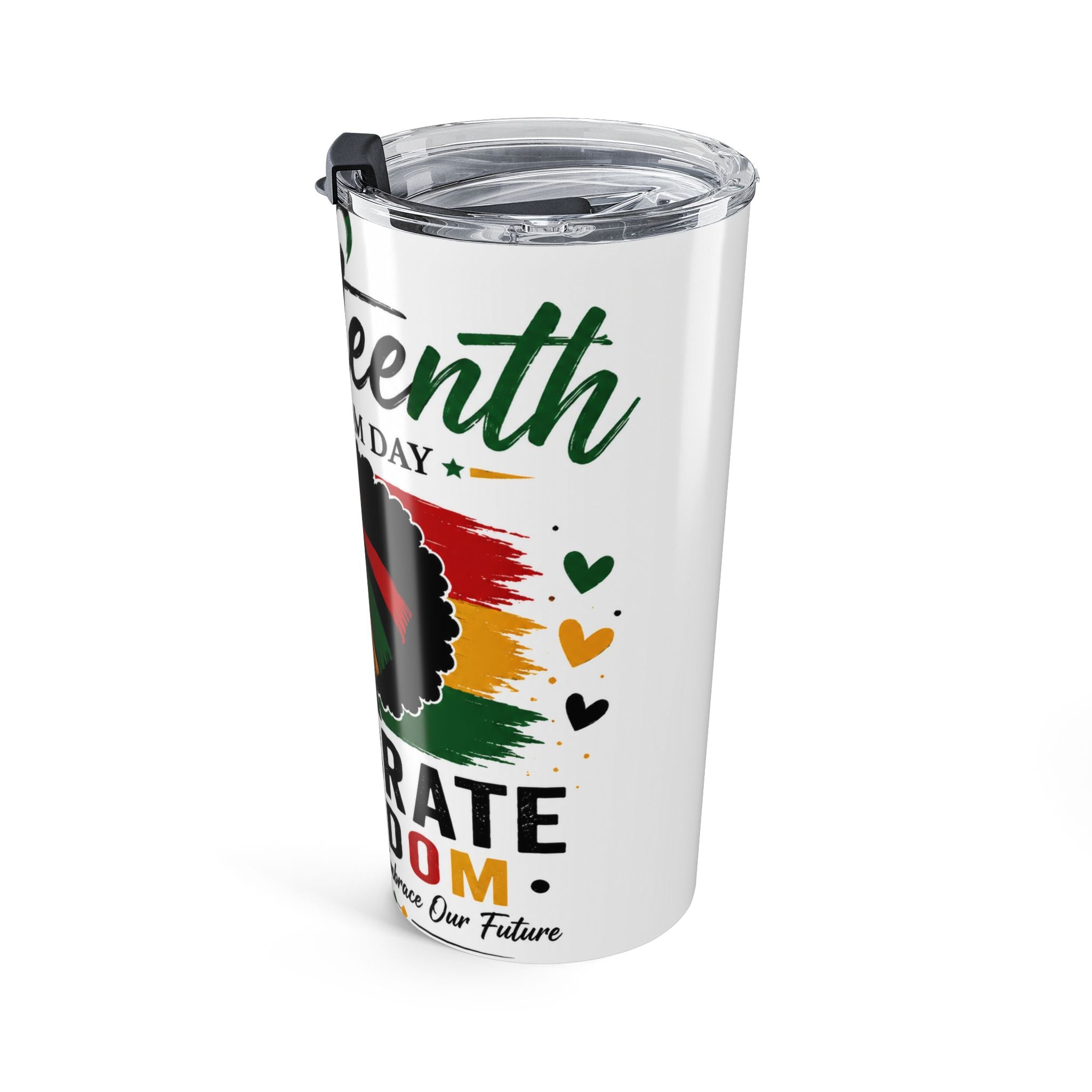 Juneteenth Freedom Day 20oz Tumbler – Celebrate Freedom Stainless Travel Cup