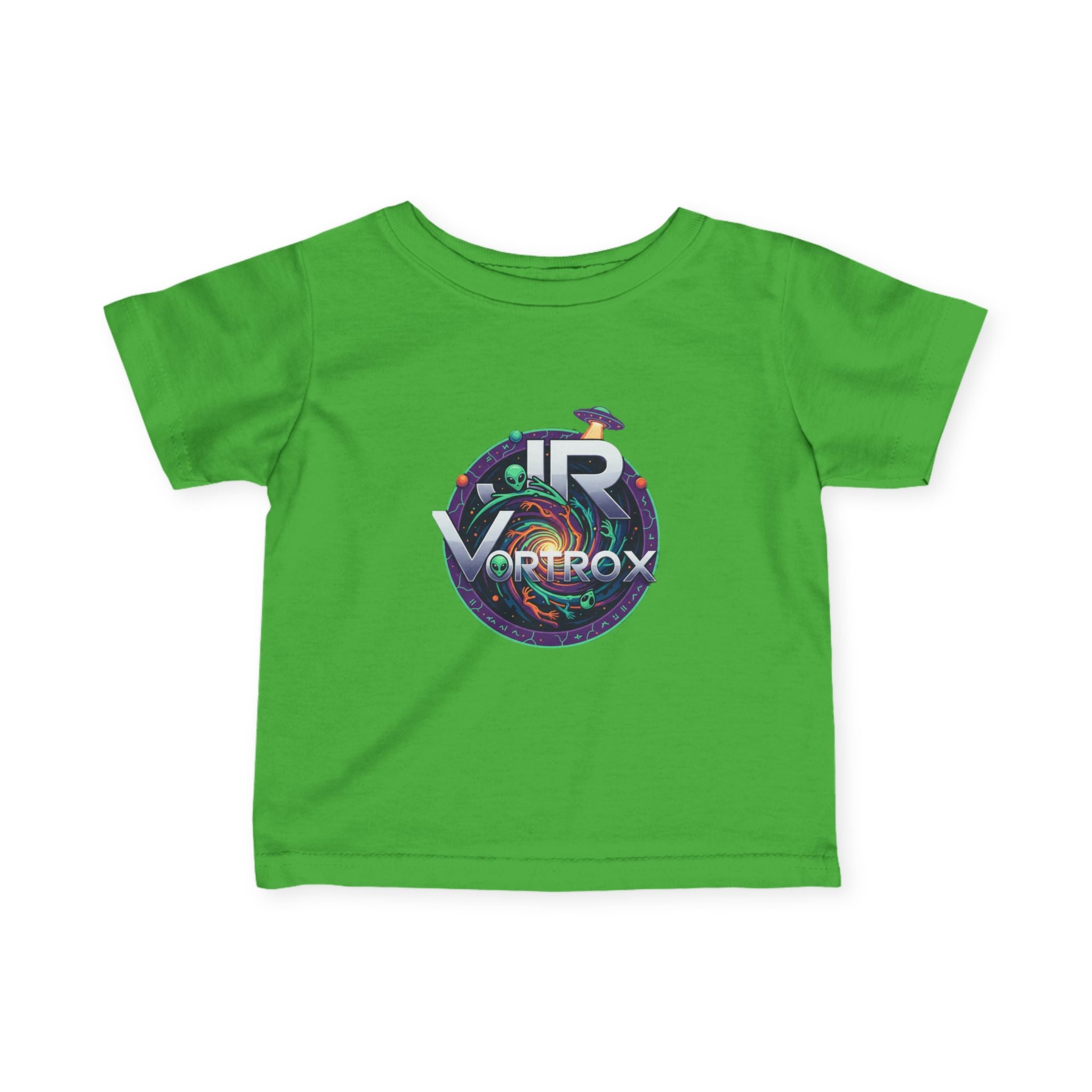 Colorful Infant Fine Jersey Tee with VORTROX Design - Perfect for Playtime, Gifts, Birthdays, Everyday Wear