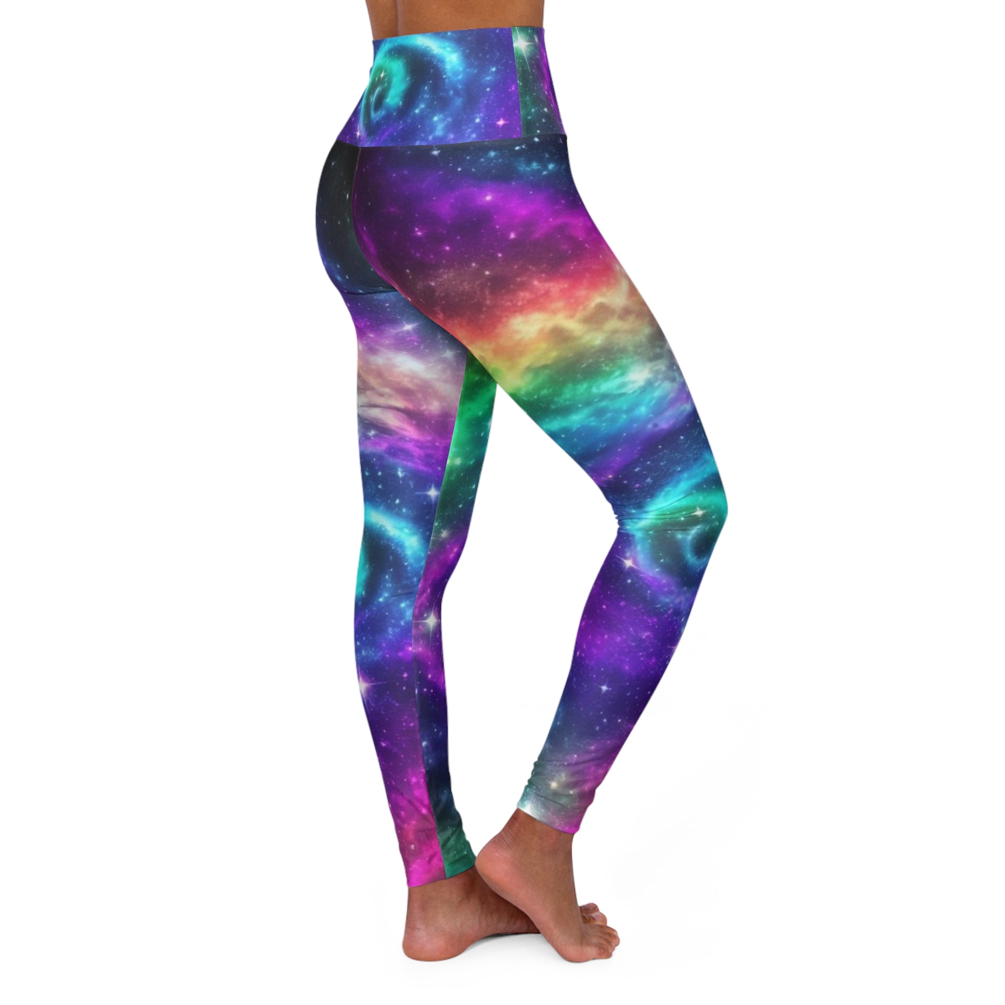 High Waisted Yoga Leggings (AOP)