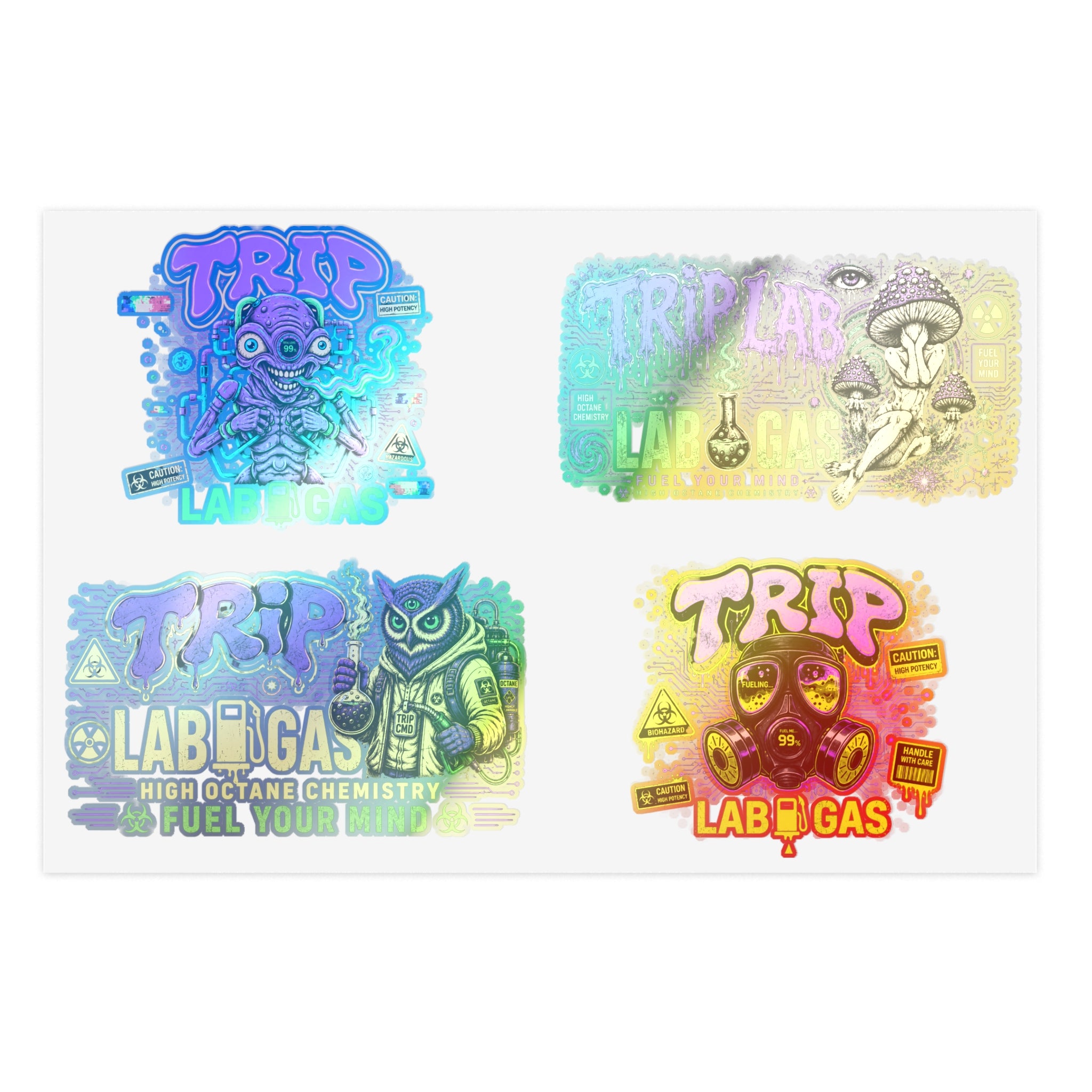 Trip Lab Gas — Sticker Sheet