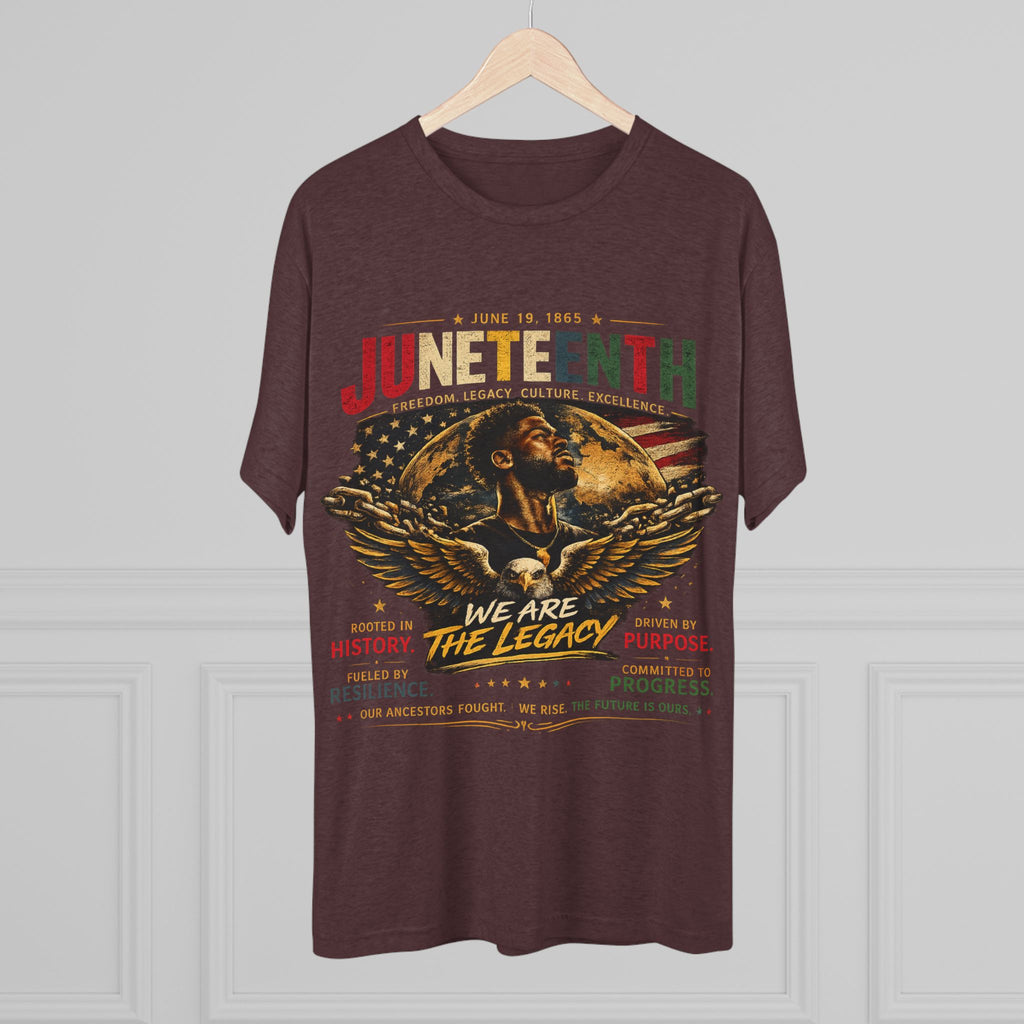Juneteenth Celebration Tee — "We Are The Legacy" Patriotic Juneteenth T-Shirt