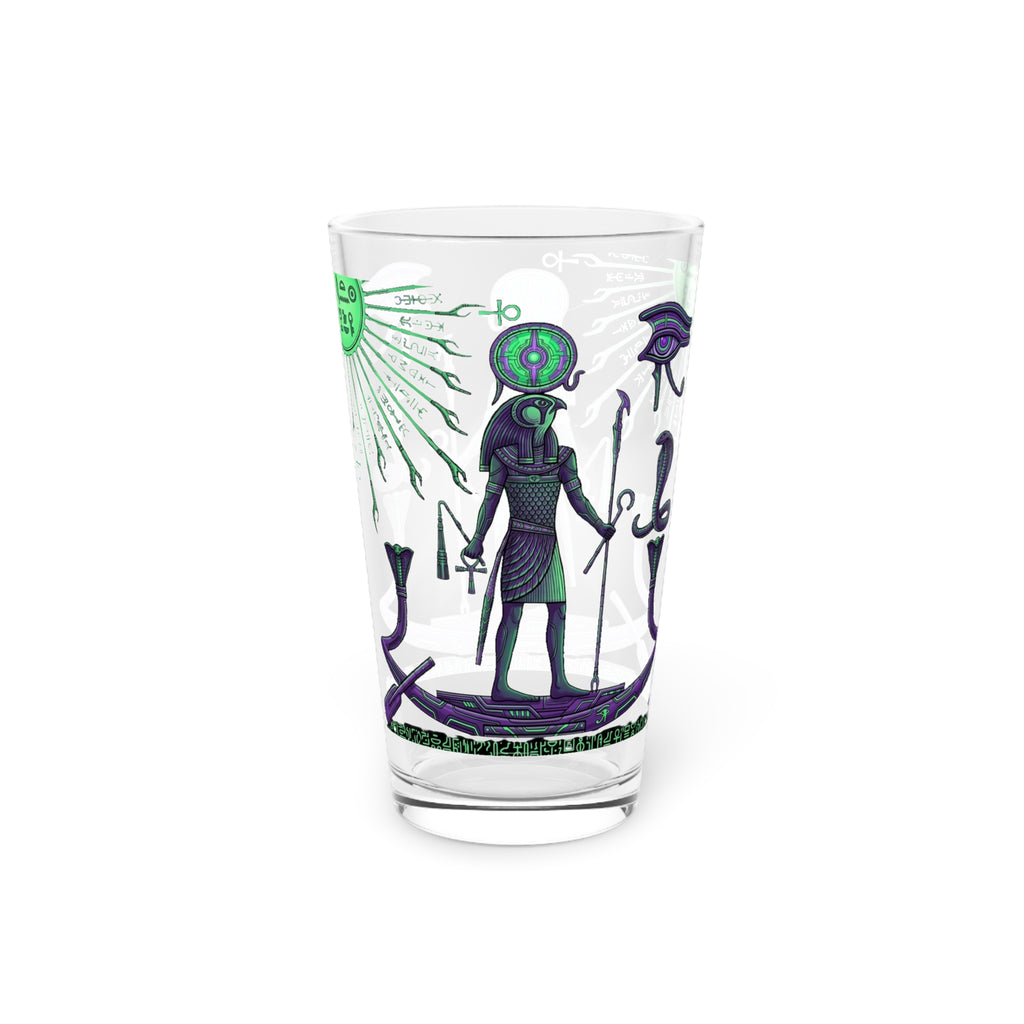 Neon Anubis Pint Glass