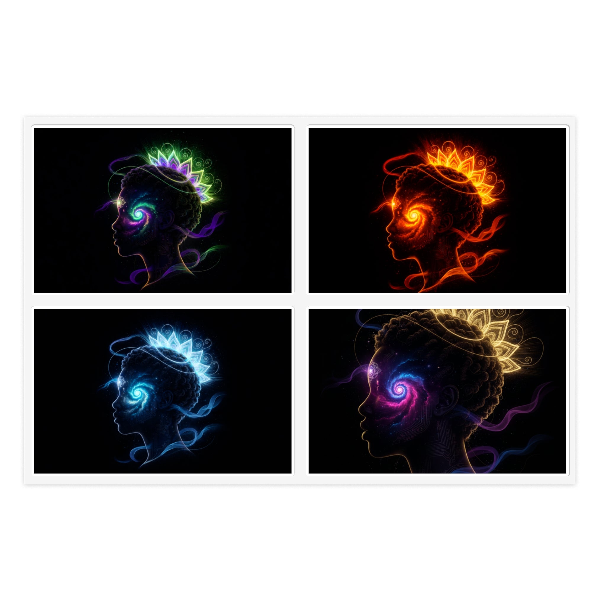 Neon Soul Vision Sticker Sheet