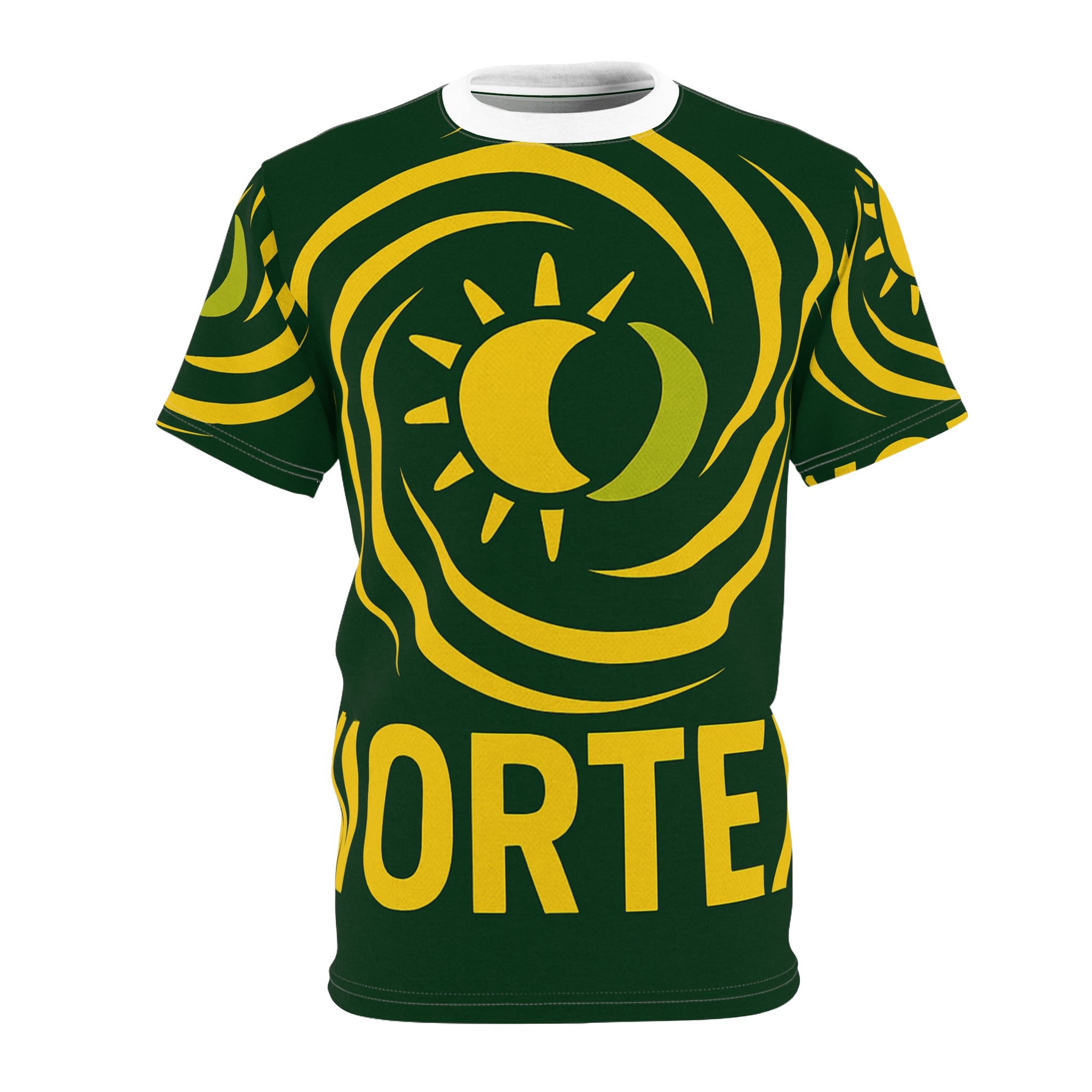 Vortex Unisex Cut & Sew🔖 Tee, Stylish Graphic Tee for Summer, Eclectic Fashion, Unique Gift, Casual Wear, Trendy Statement Shirt