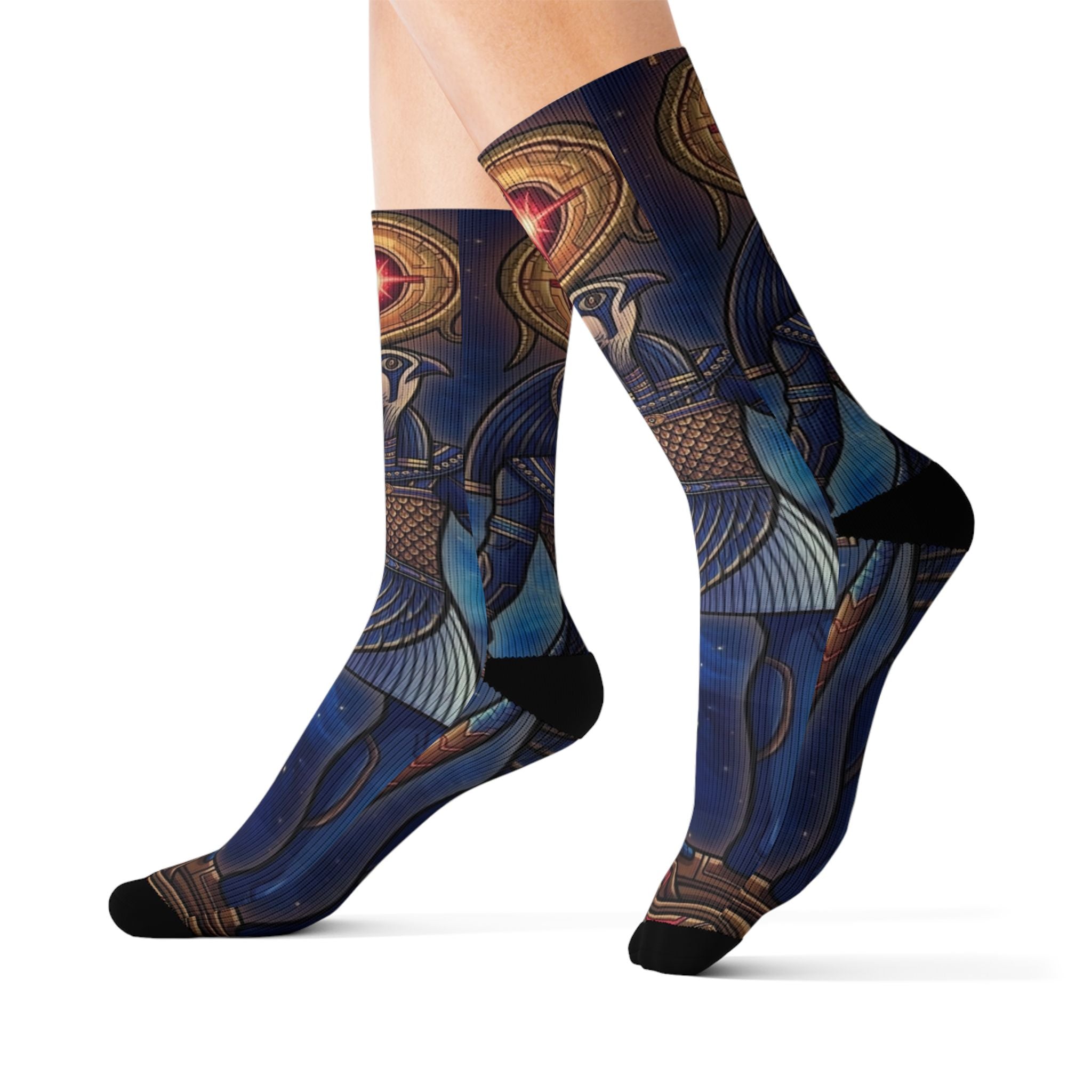 Ancient Frequency Socks – Blue Pharaoh