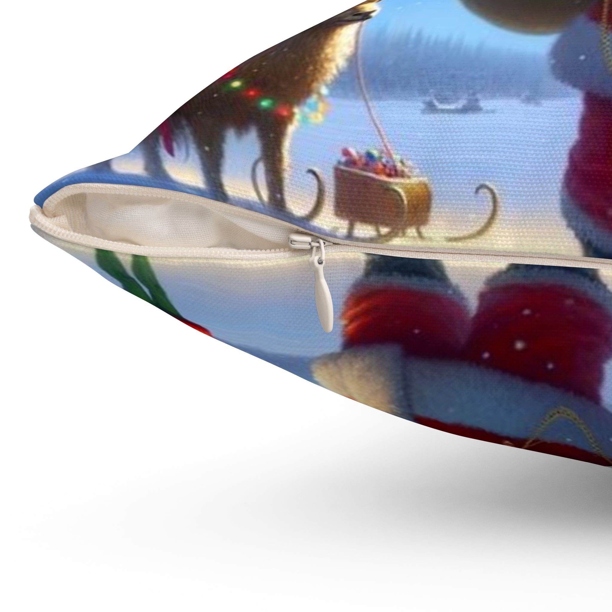 Ankh Neon Pillow — Mystical Egyptian Symbol Decorative Throw Pillow