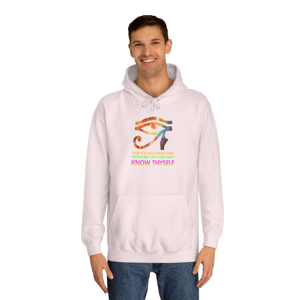 Know Thyself Hoodie — Inspirational College Sweatshirt