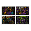 Alien Punk Sticker Sheets — JR Vortex Sci‑Fi Graphic Decal Set (Not From Here / Not Built to Fit In)