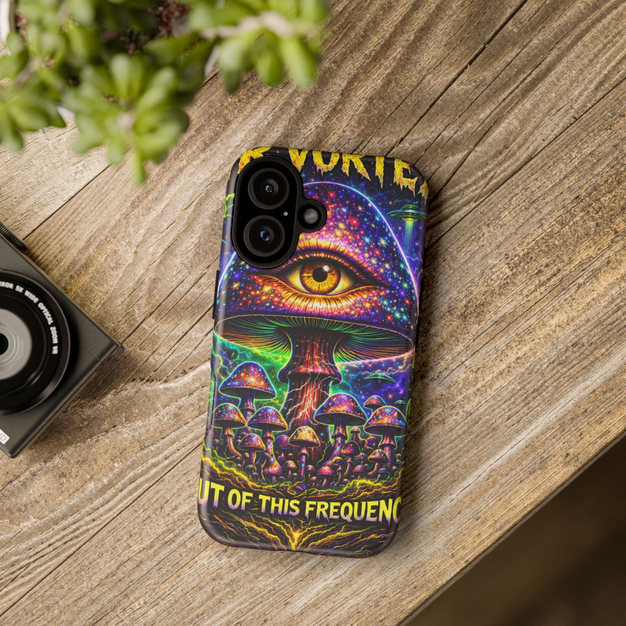 Psychedelic Mushroom Eye Phone Case – VORTEX Cosmic Frequency Printify