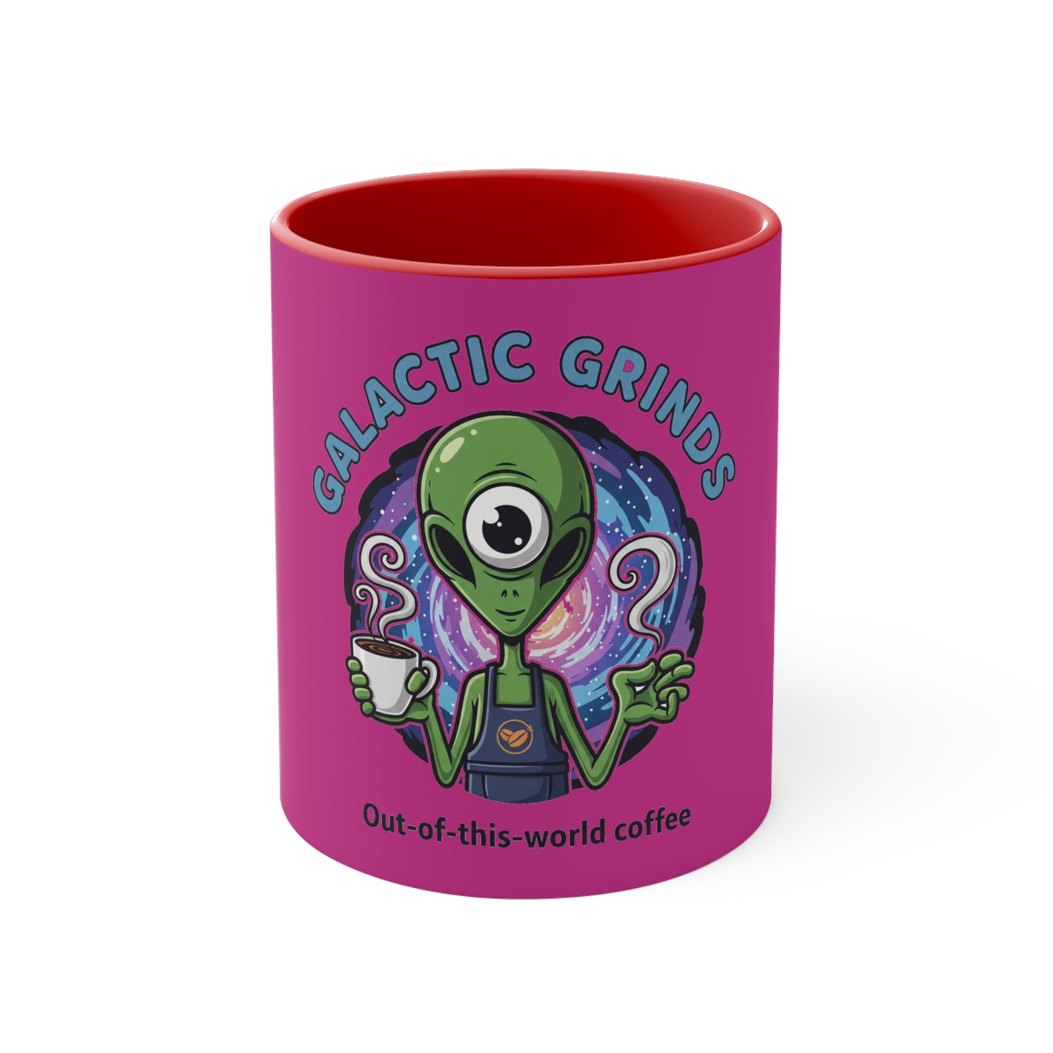 Galactic Grinds Alien Accent Mug | Fun Coffee Lover Gift | Unique Space-Themed Drinkware | Quirky Kitchen Decor | Perfect for [...]☕️