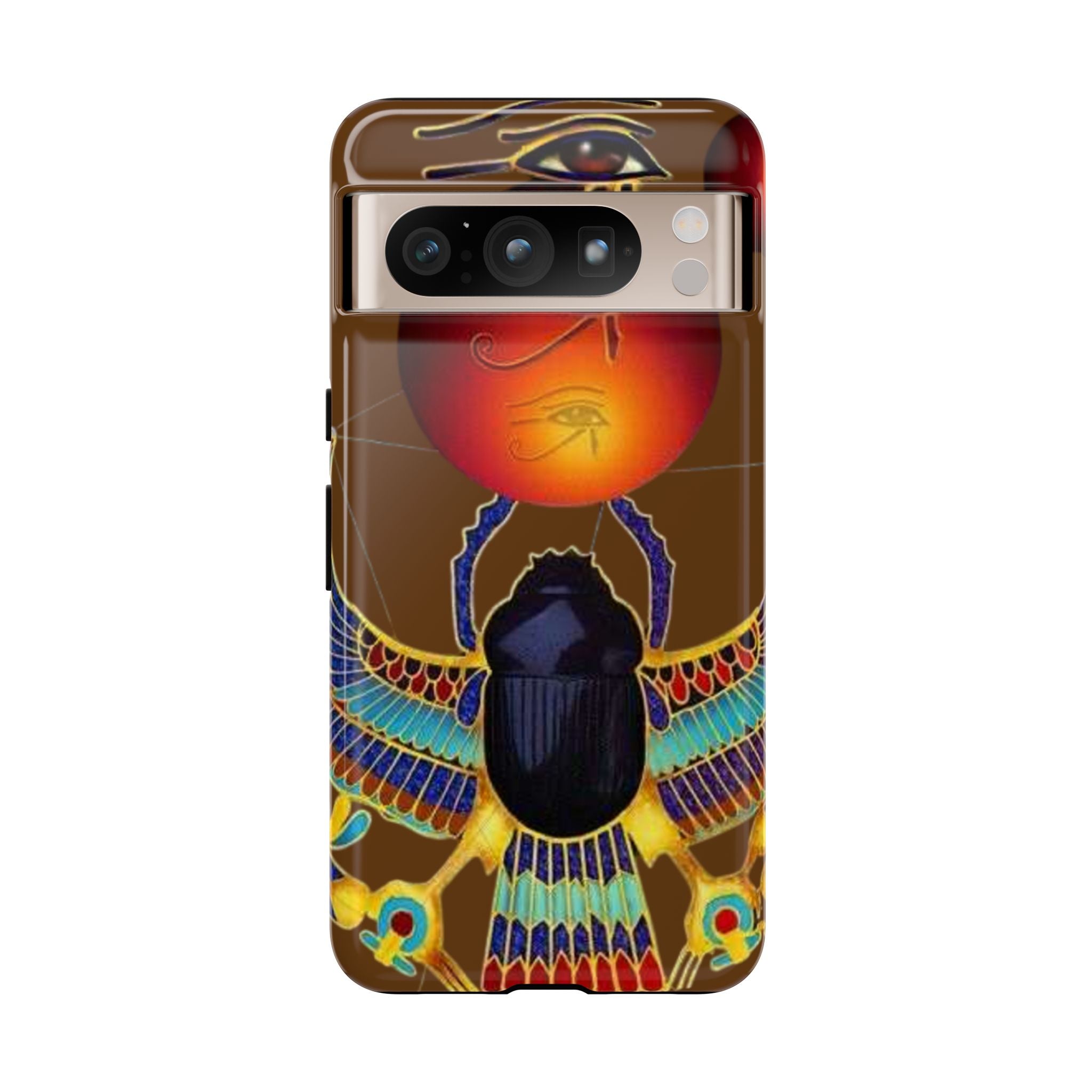 Egyptian Scarab Phone Case | Tough Cases for Unique Style, Protective Cases, Artistic Phone Covers, Gifts for Art Lovers